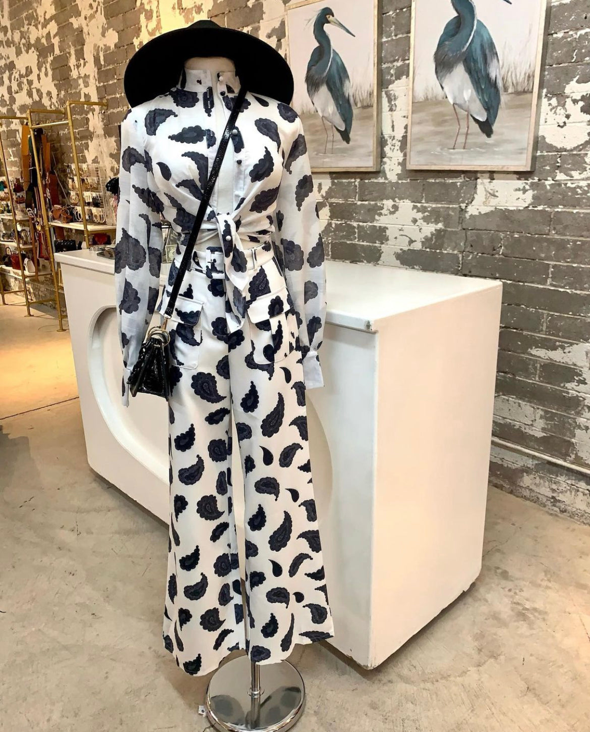 Set W Floral Print