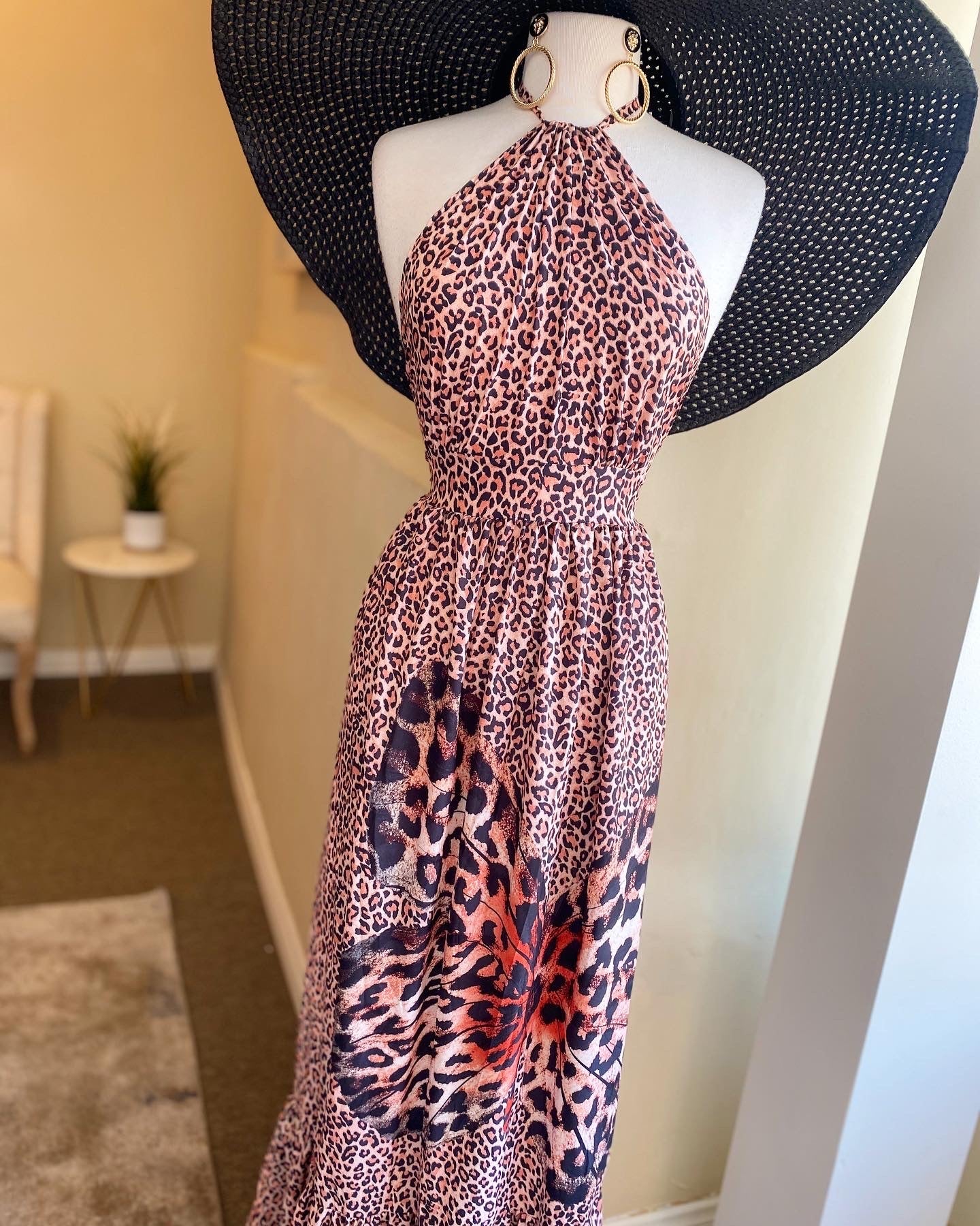 Butterfly Cheetah Dress