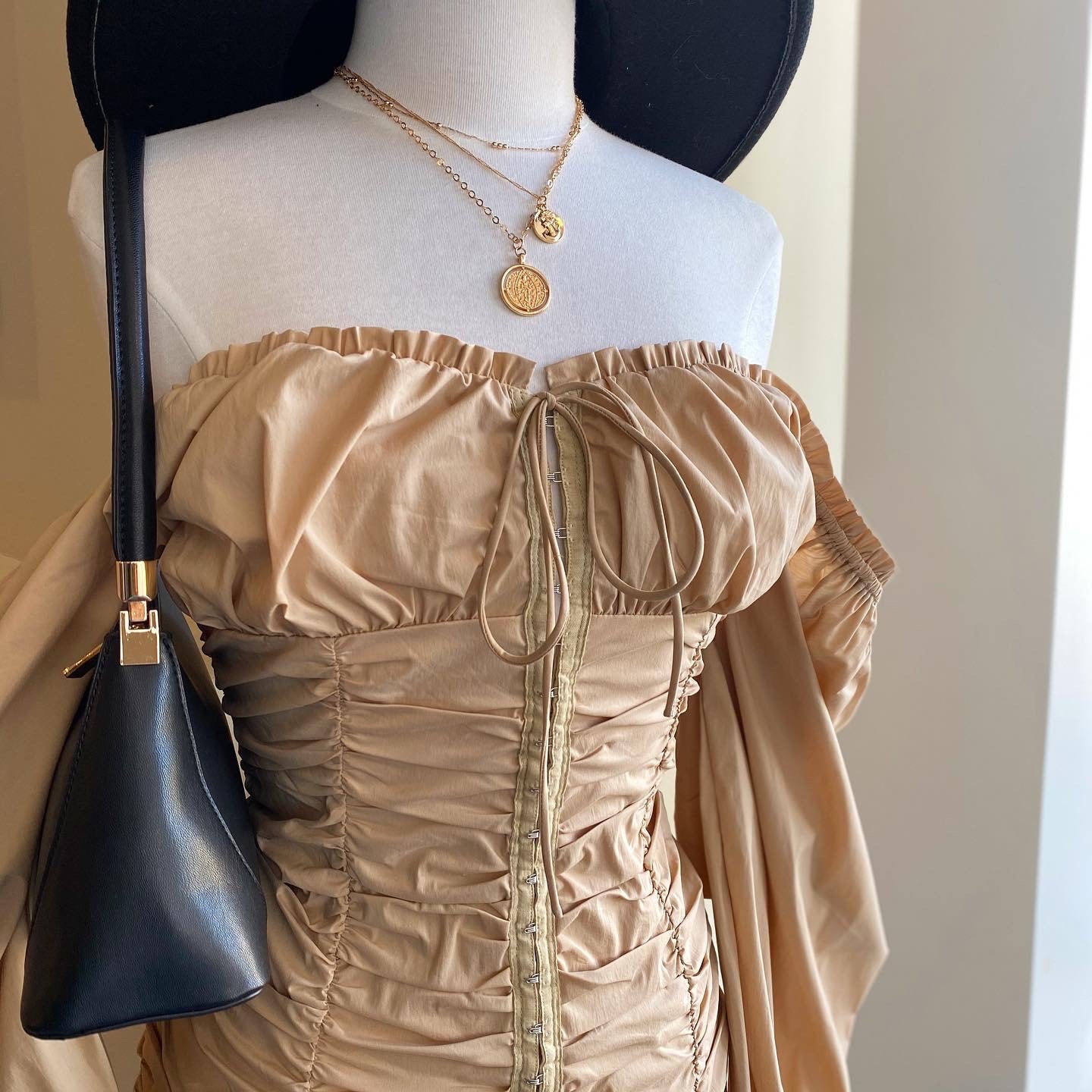 Bardot Clasp Dress