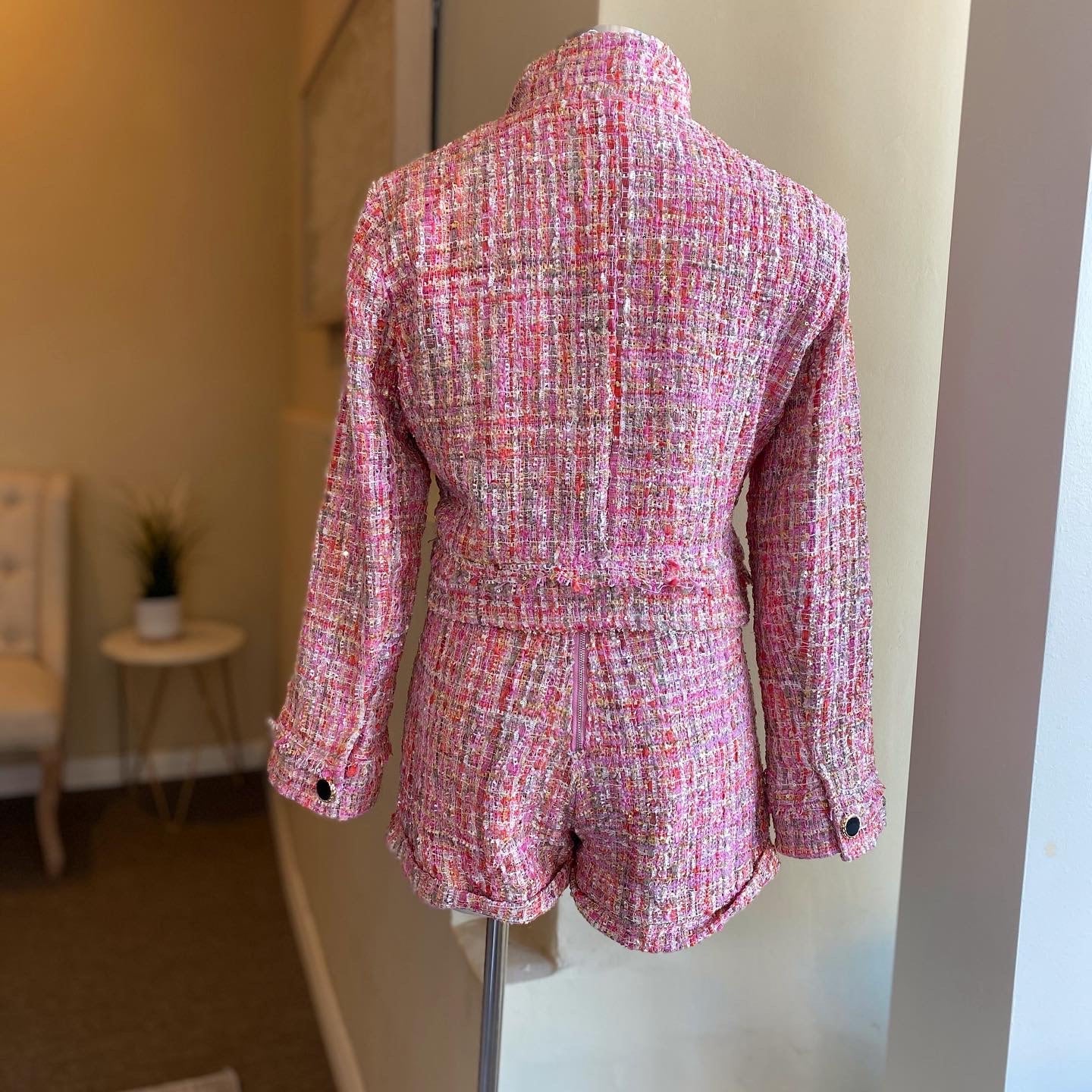 Tweed Jacket W/ Shorts