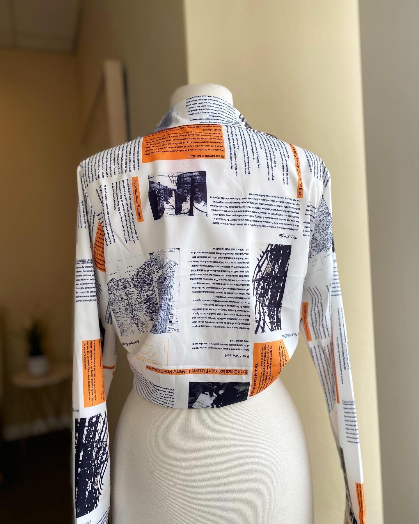 Newspaper Shirt/Dress