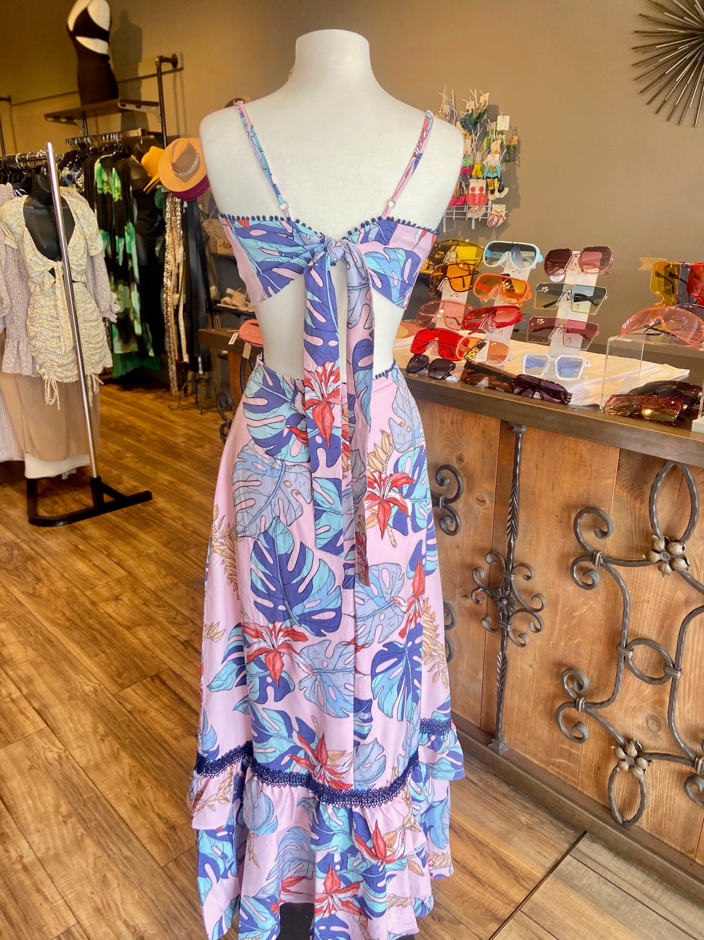 Floral Side Out Dress