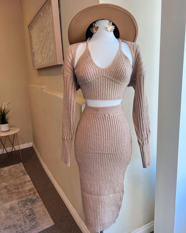 3pc Sweater Knit Set