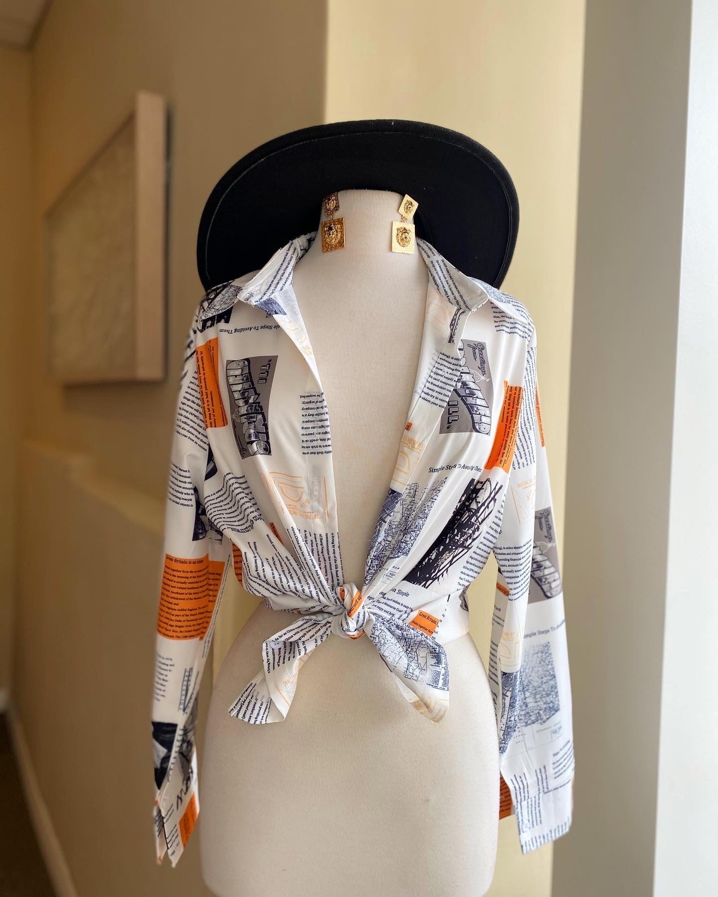 Newspaper Shirt/Dress