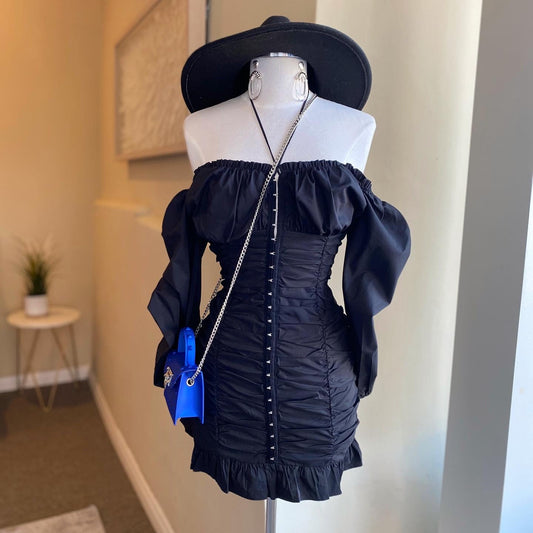 Bardot Clasp Dress