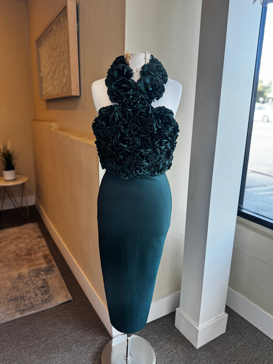 Rose Top Bandage Dress