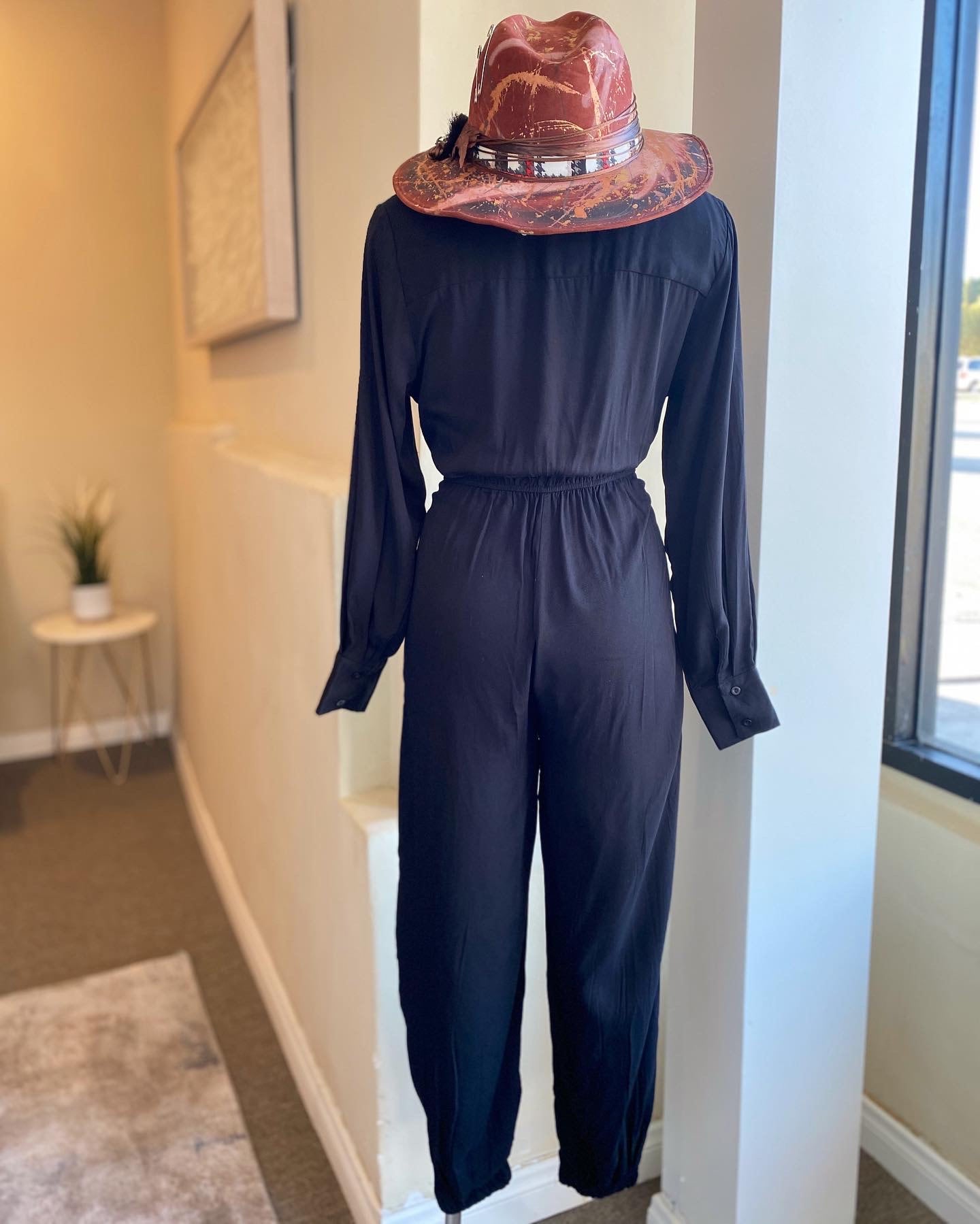 Ruched Waist Jumpsuit