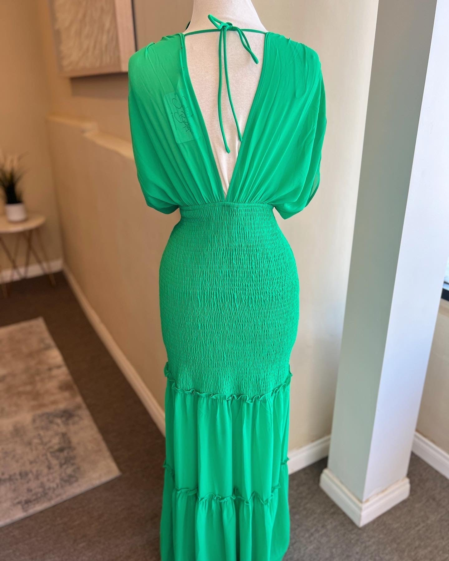 Sleeveless Tiered Maxi Dress