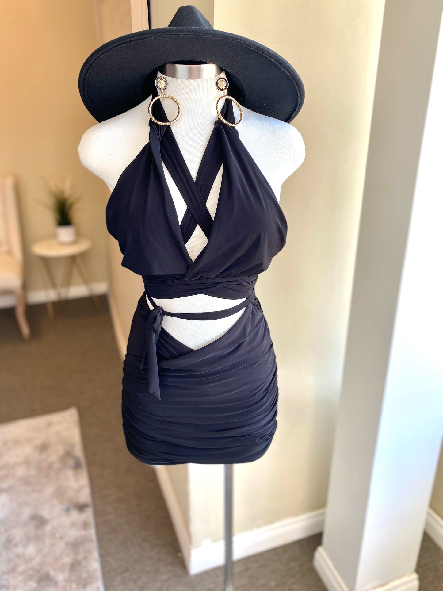 Crisscross Mini Dress FINAL SALE