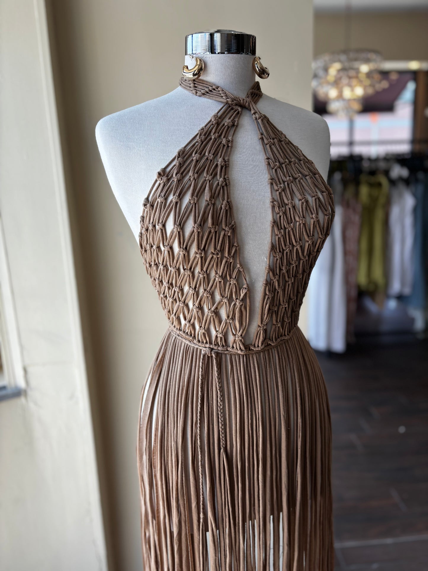 Knitted Halter Top
