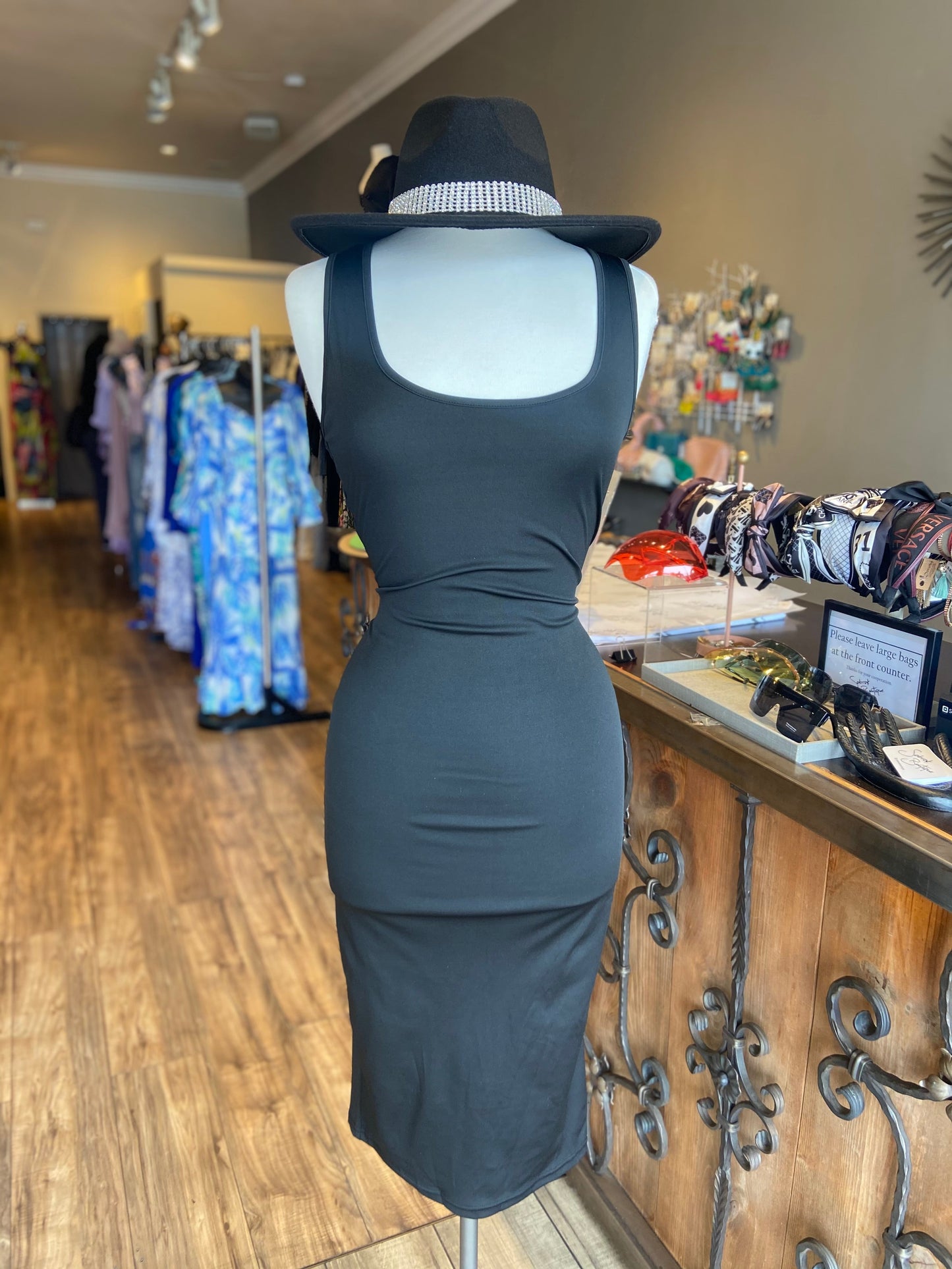 Side String Fitted Dress FINAL SALE
