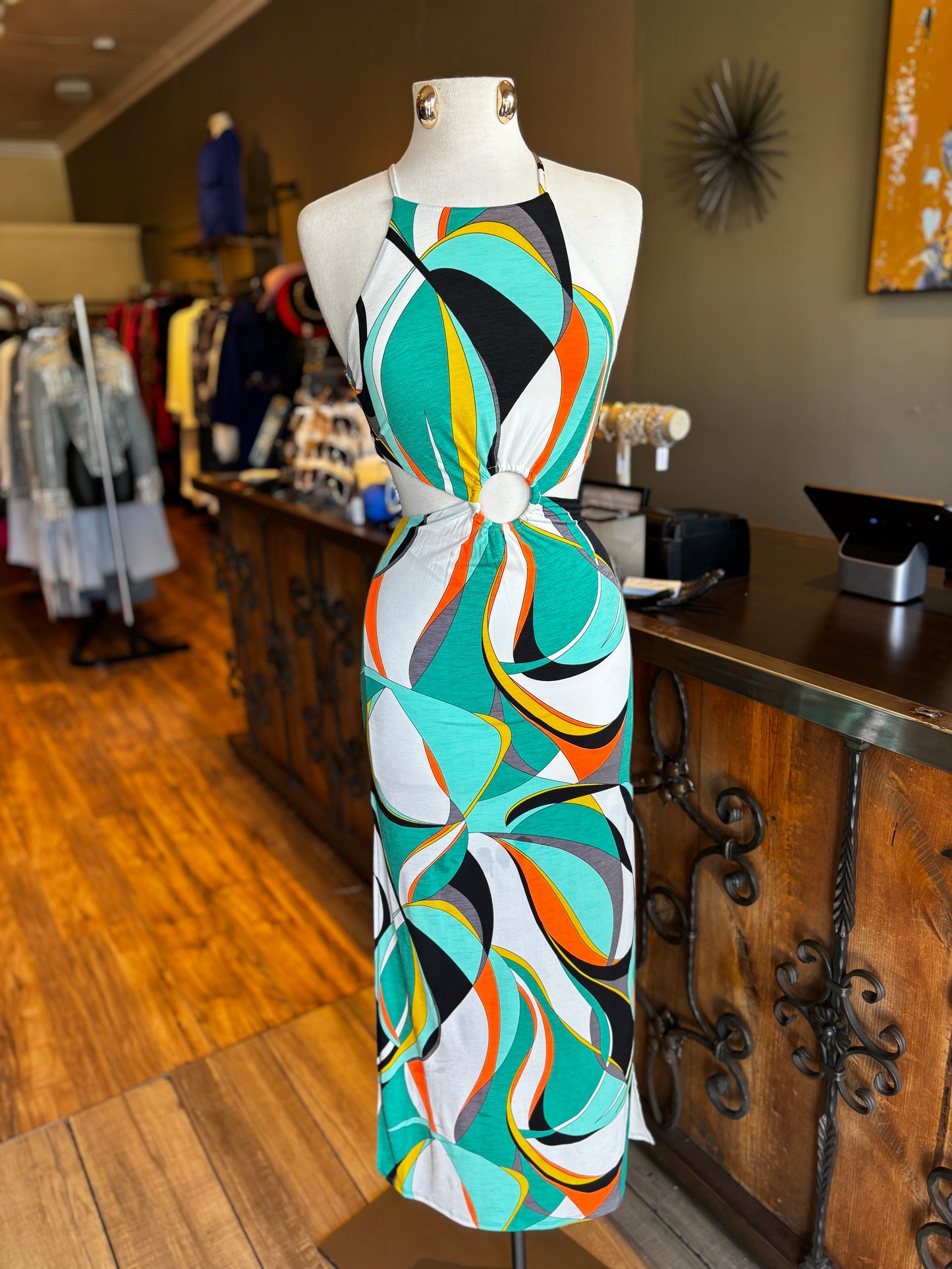 Ring O Slit Dress