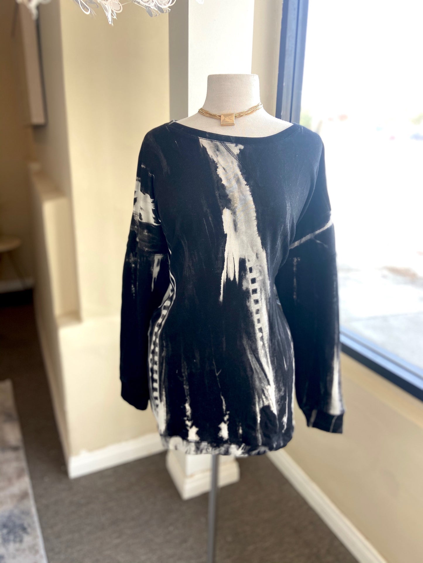 Tie Dye Sweater Dress