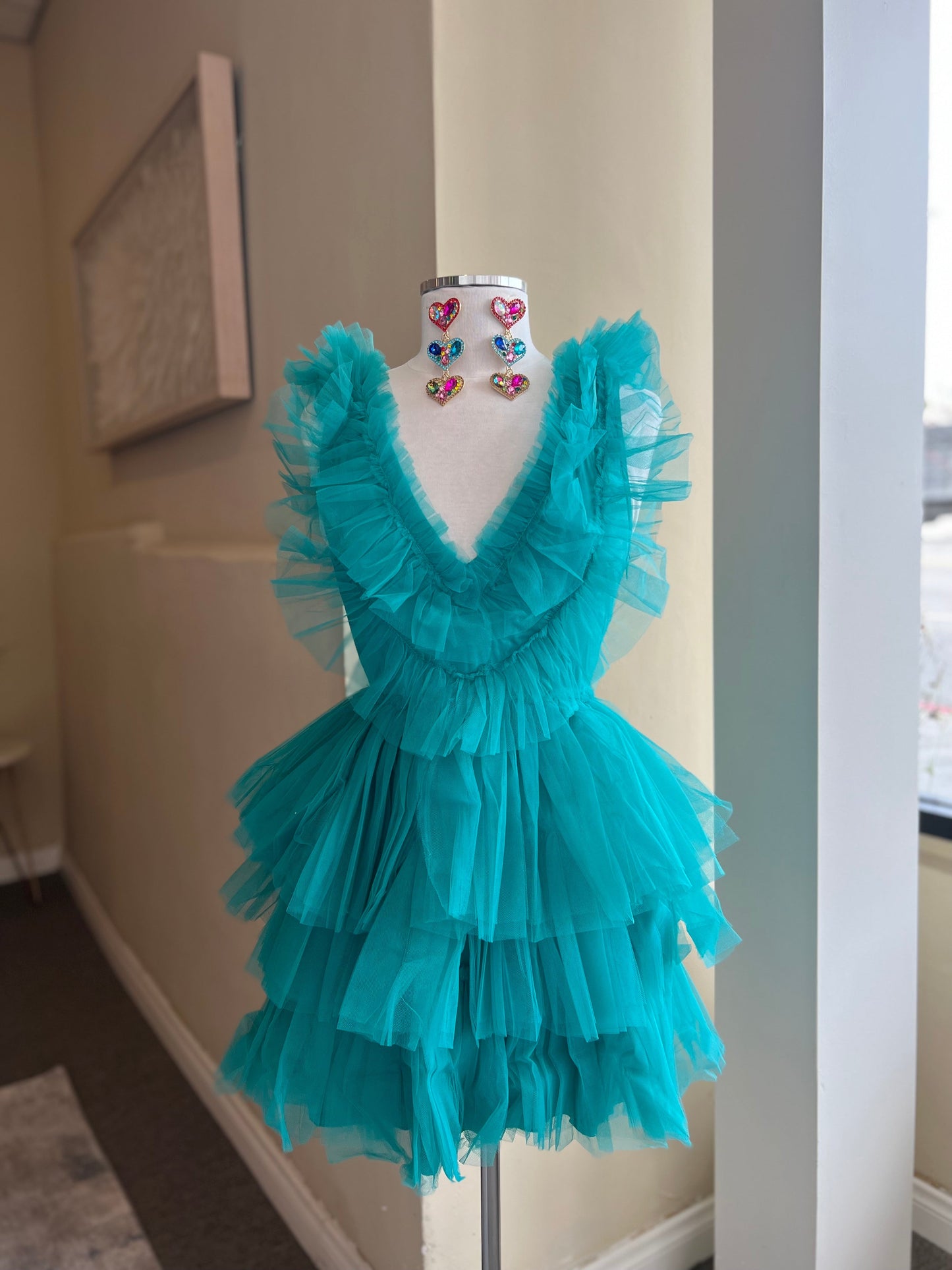 Tiered Tulle Dress