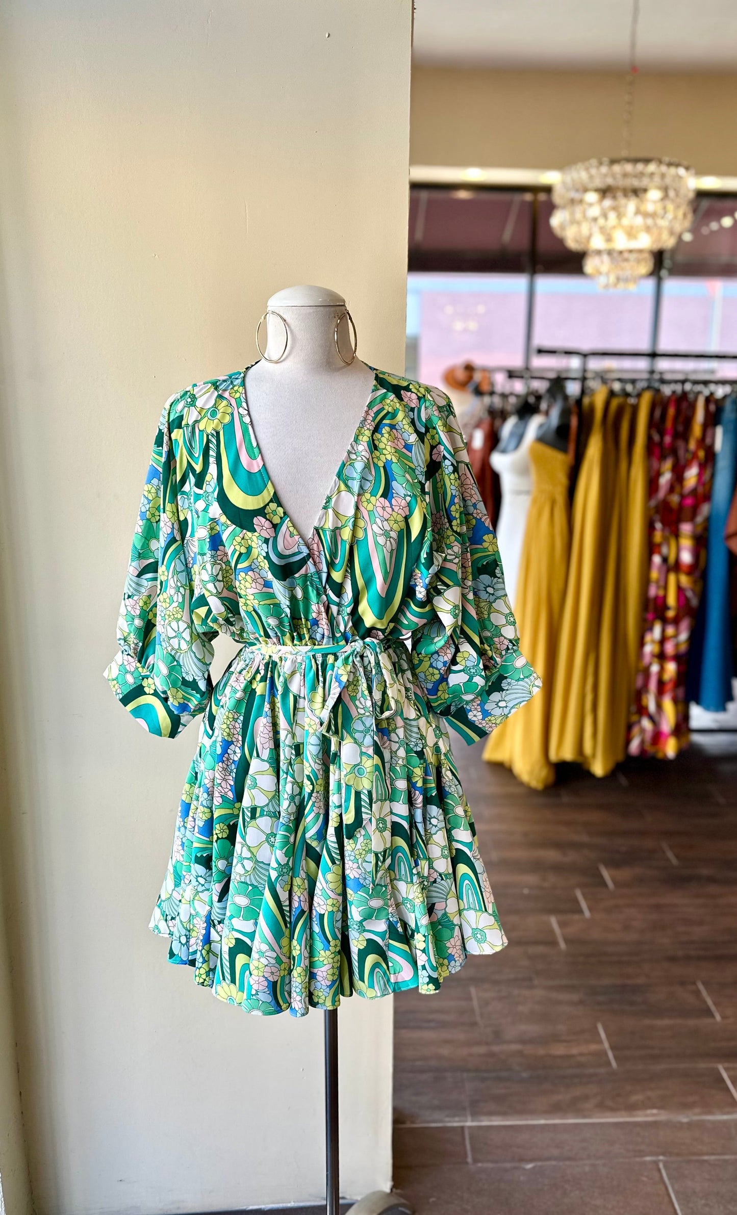Braid Belt Mini Dress