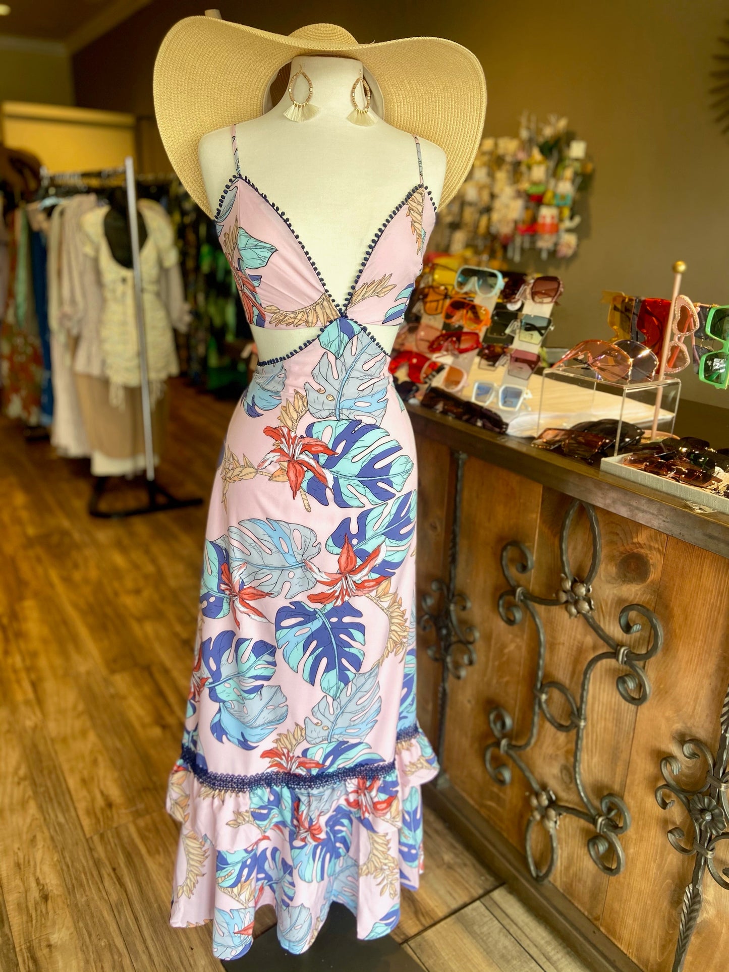 Floral Side Out Dress