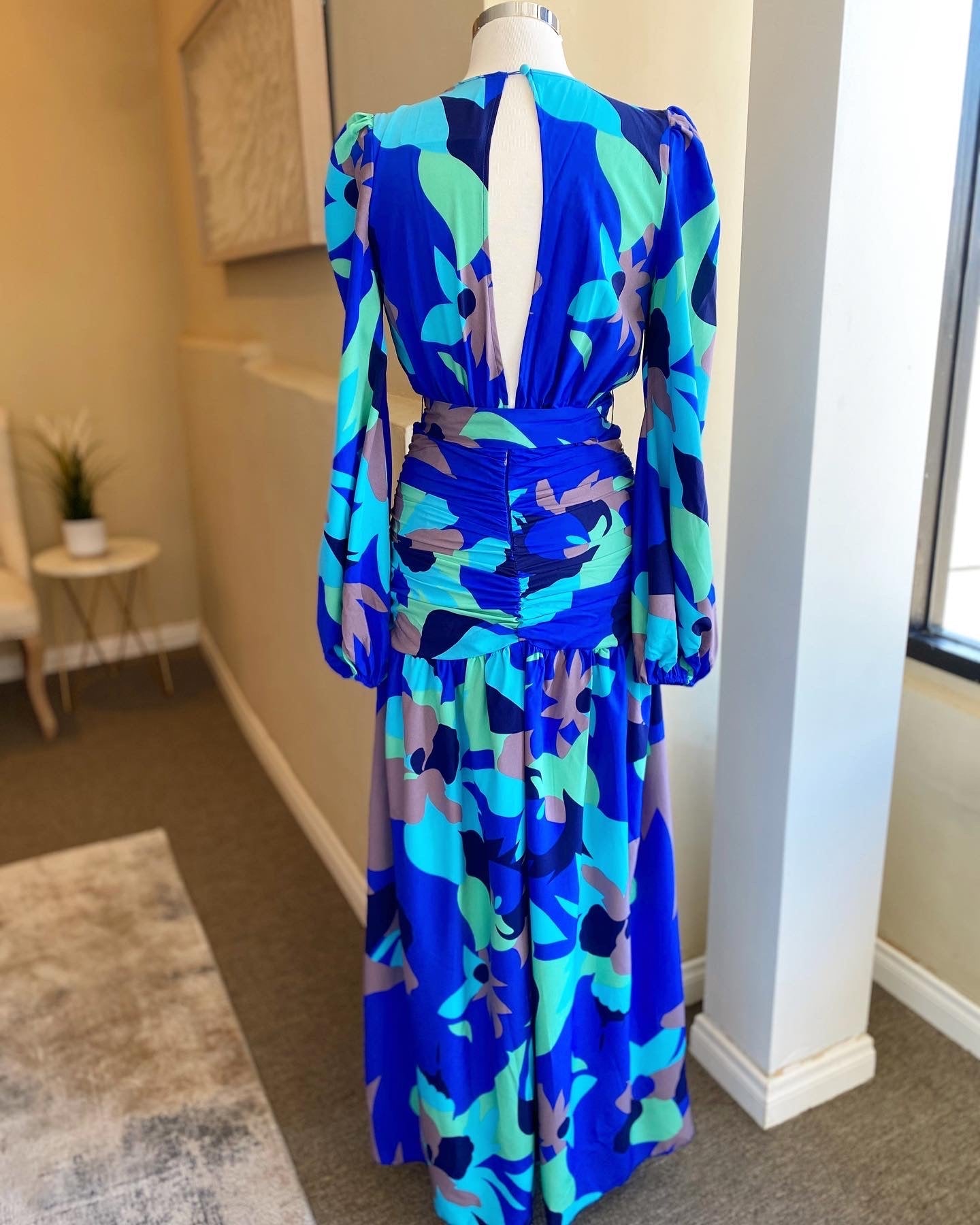 Royal Combo Maxi Dress FINAL SALE