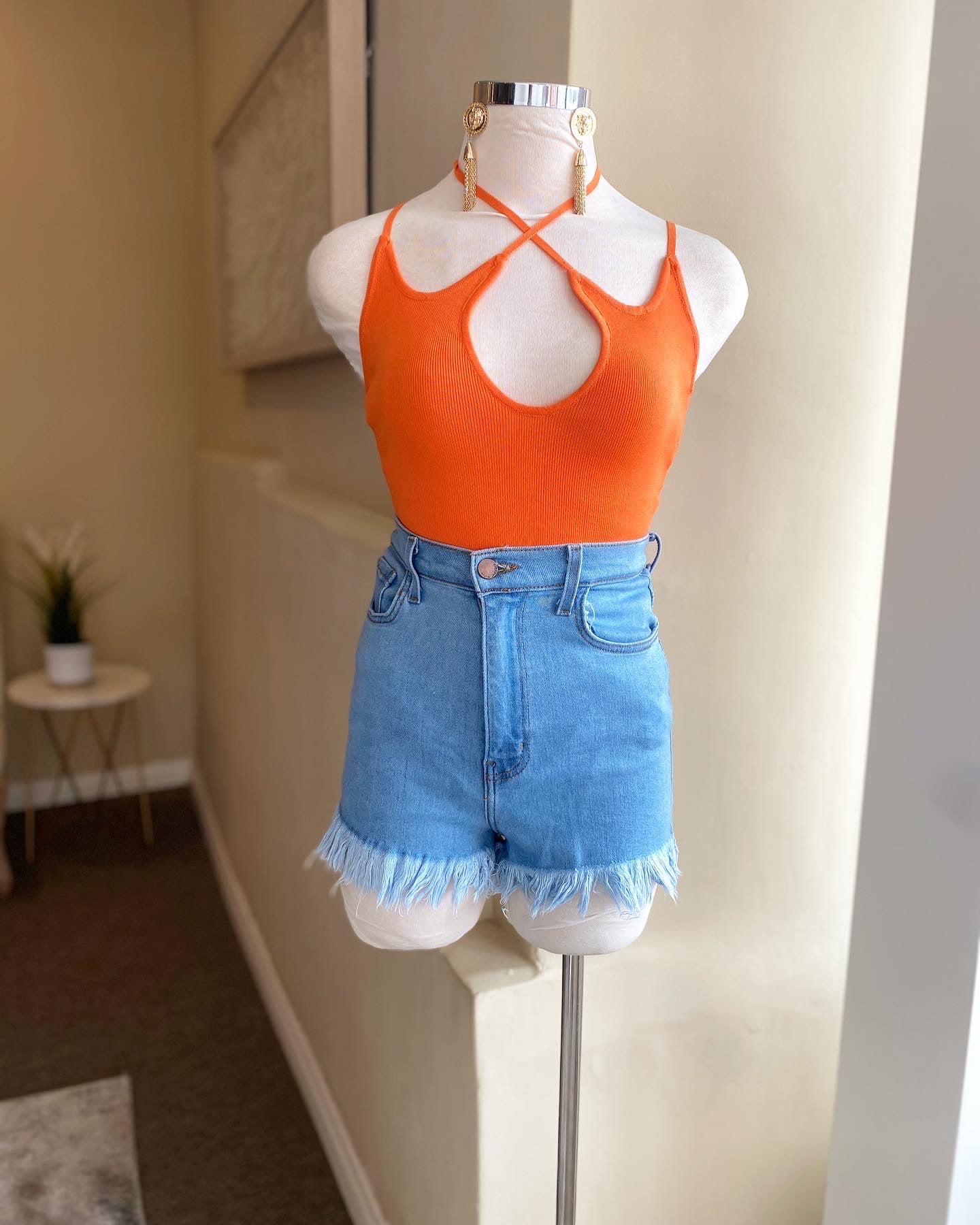 X Neck Bodysuit