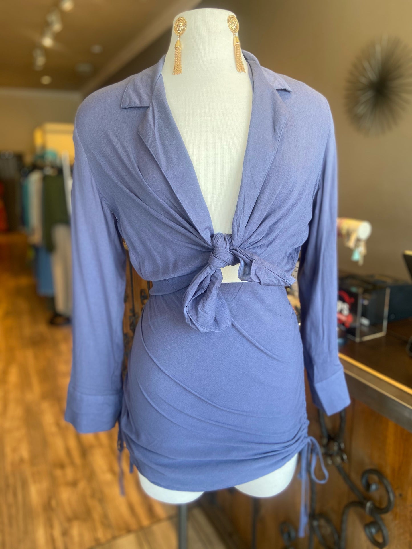 Tye Shirt Draw String Skirt Set
