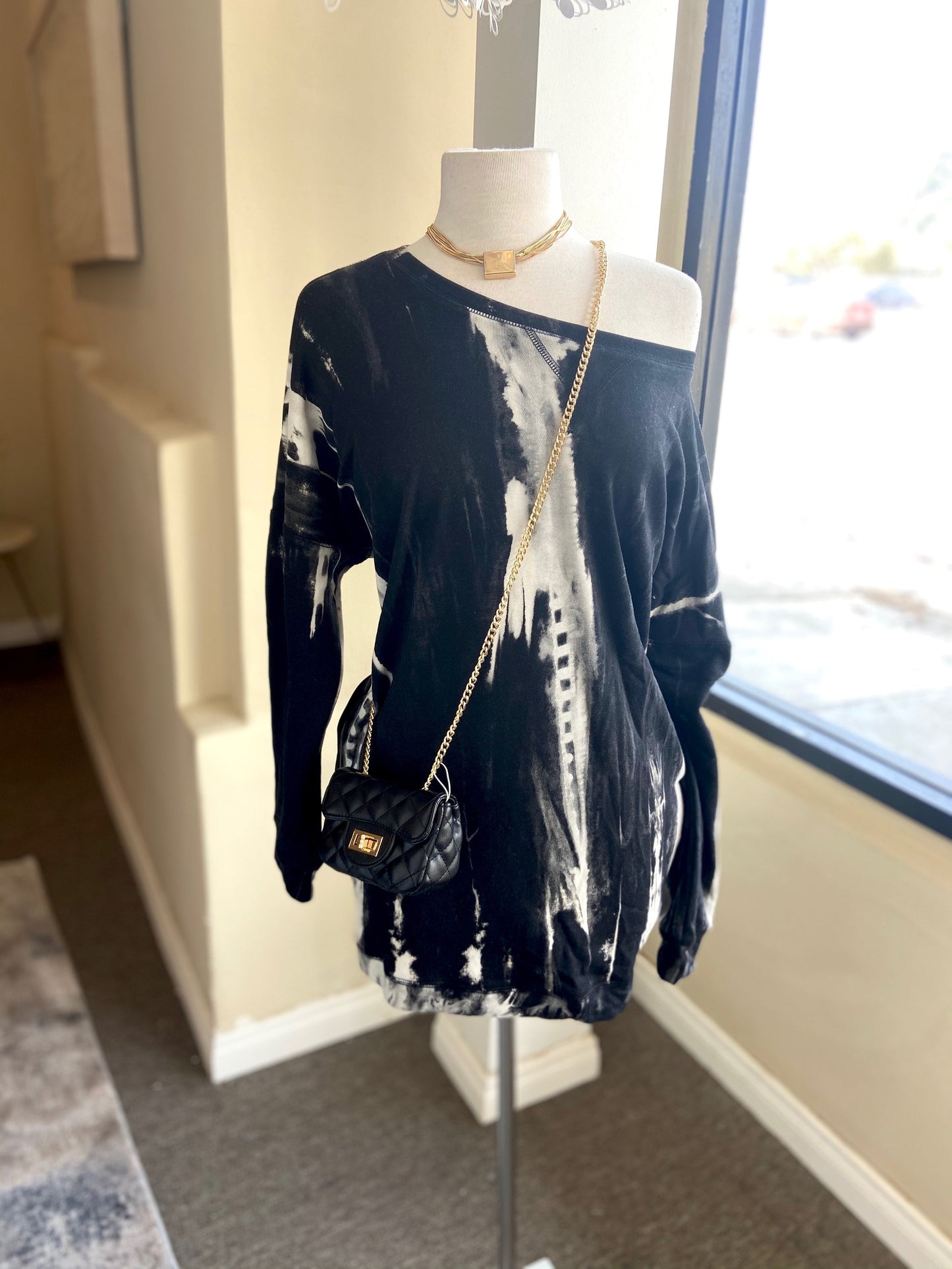 Tie Dye Sweater Dress