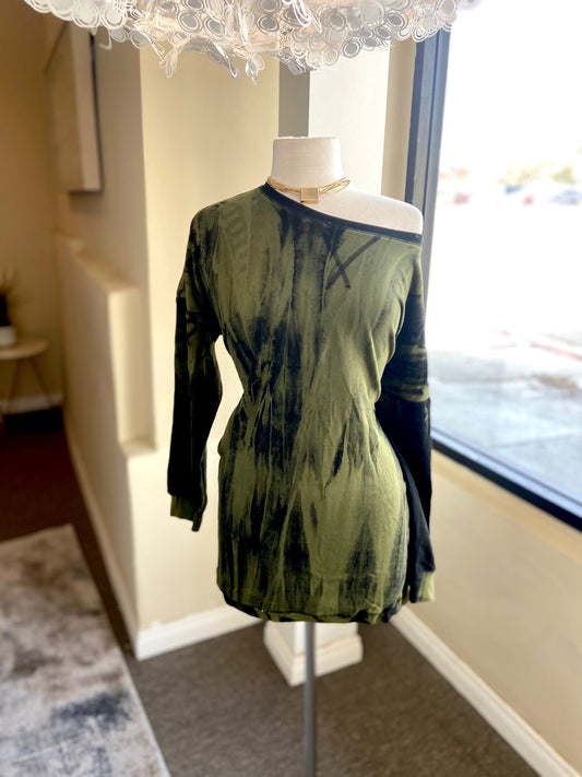 Tie Dye Sweater Dress