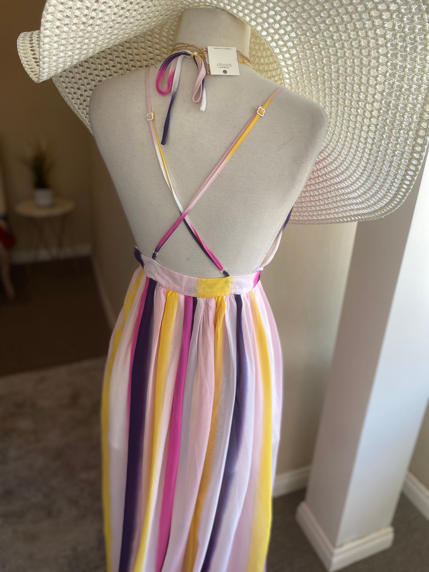 Stripe Flow Dress