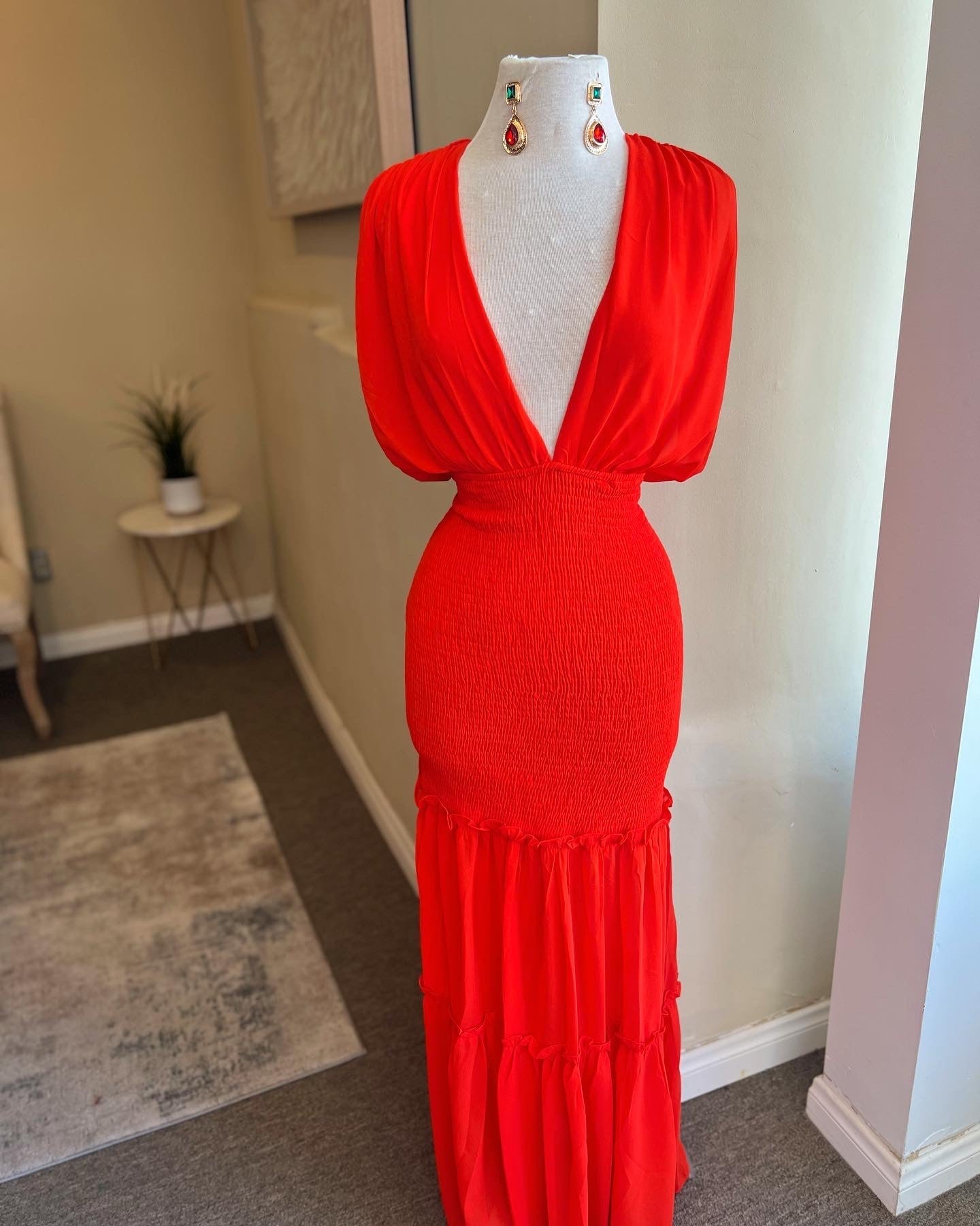 Sleeveless Tiered Maxi Dress