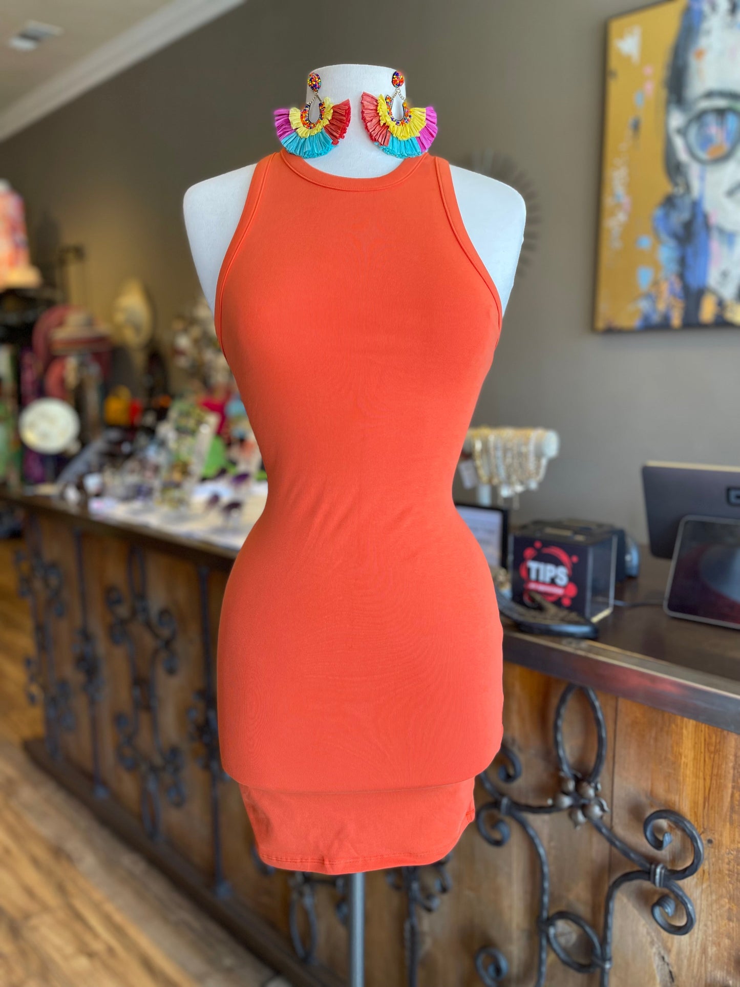 Tank Top Fitted Mini Dress FINAL SALE