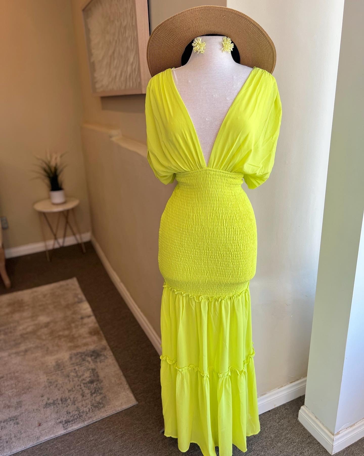 Sleeveless Tiered Maxi Dress
