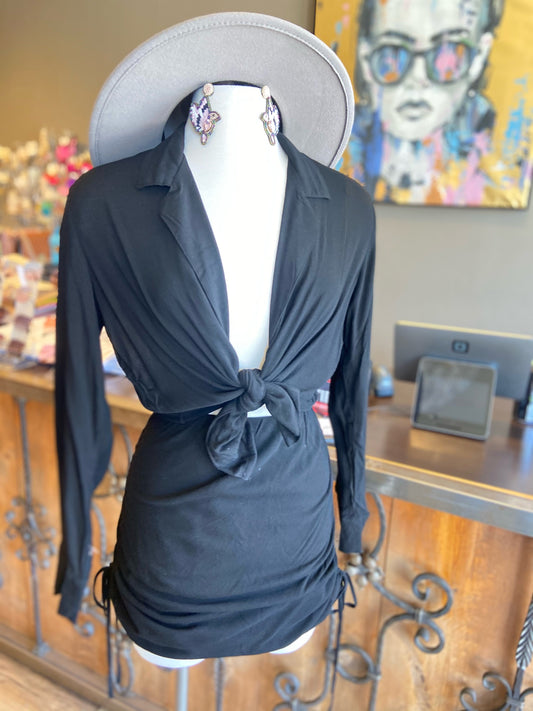 Tye Shirt Draw String Skirt Set