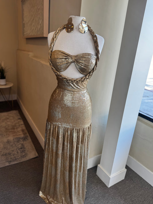Shimmer Maxi Dress