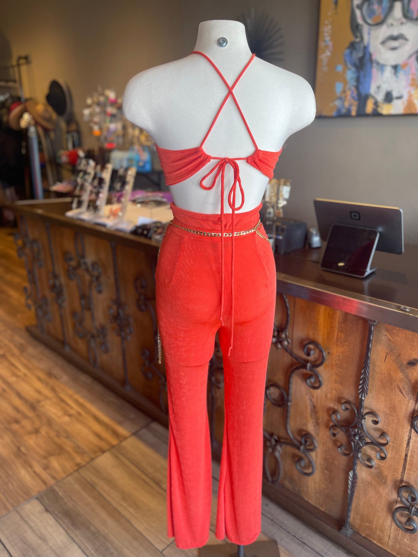 Thin Strap Pants Set FINAL SALE