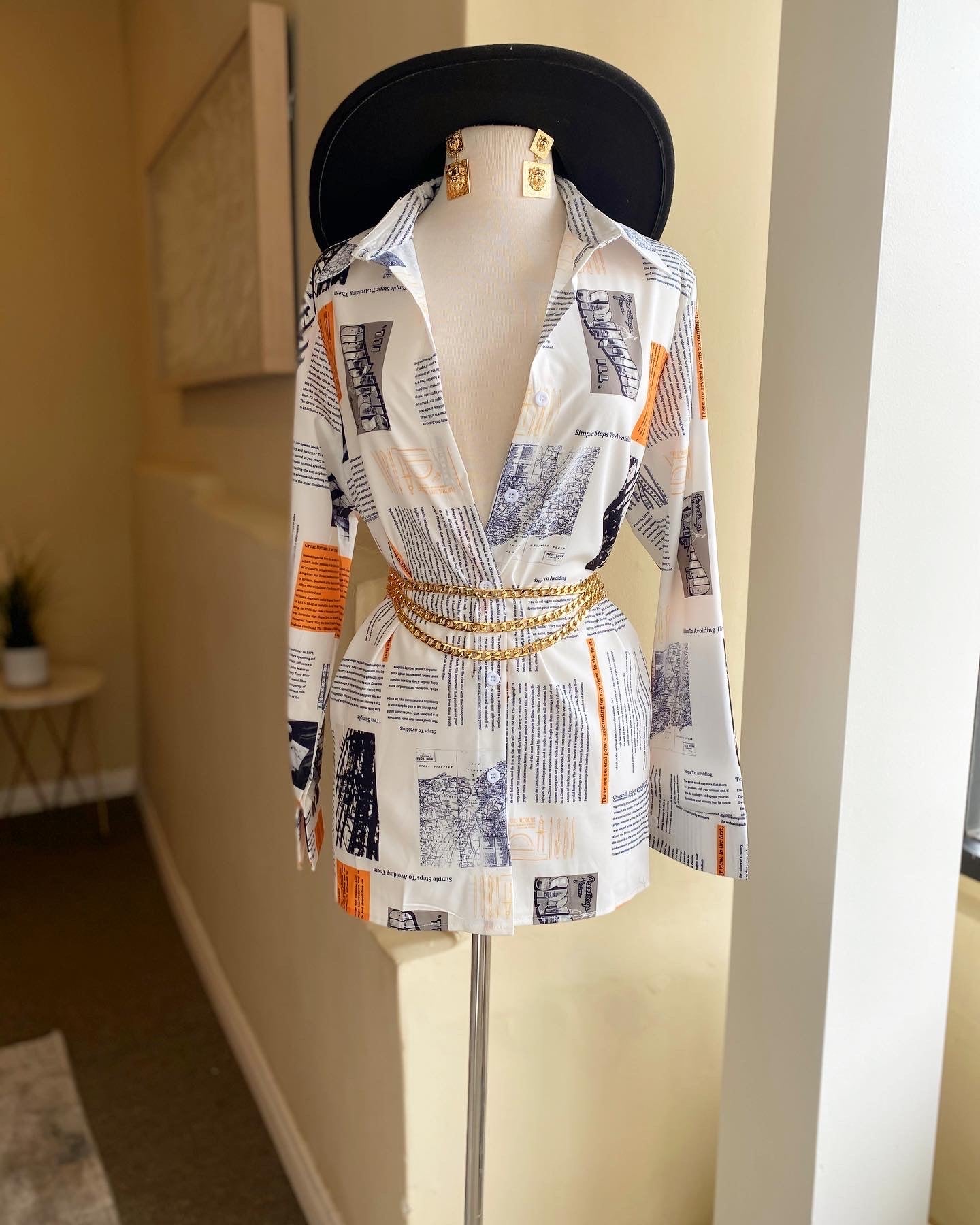 Newspaper Shirt/Dress