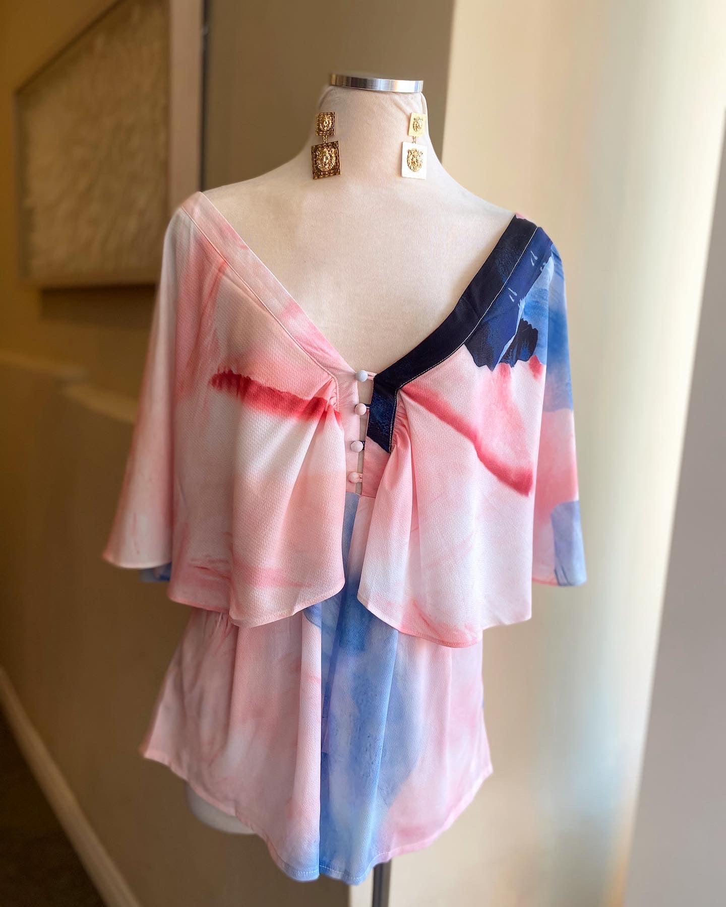 Layered Pastel Romper