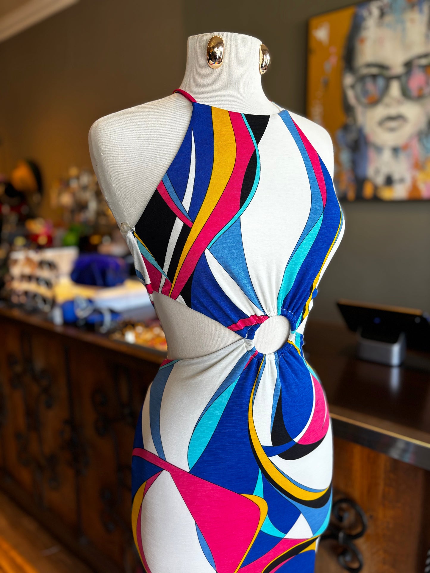 Ring O Slit Dress