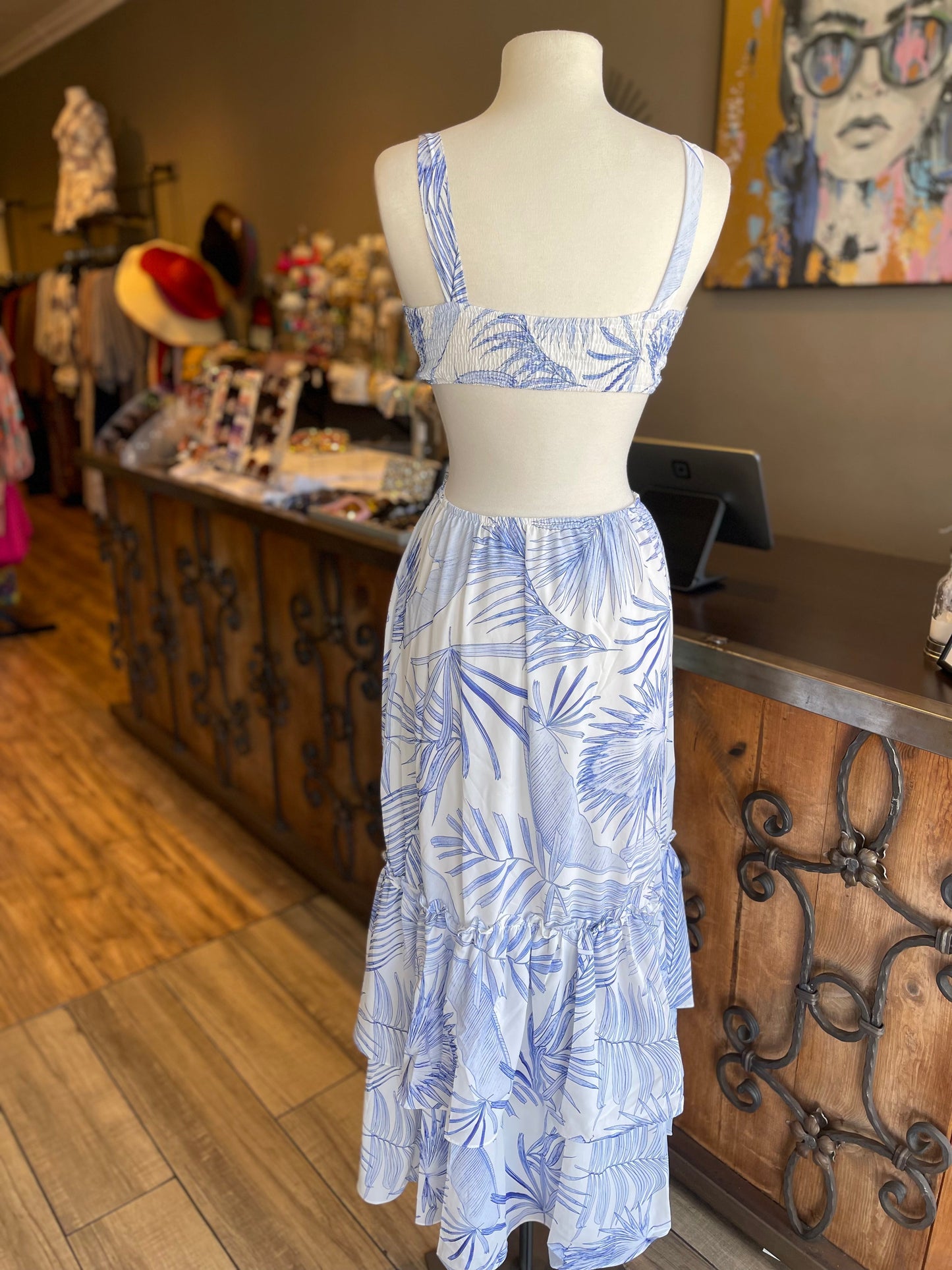 Maxi Thin Strap Cut Out Dress FINAL SALE