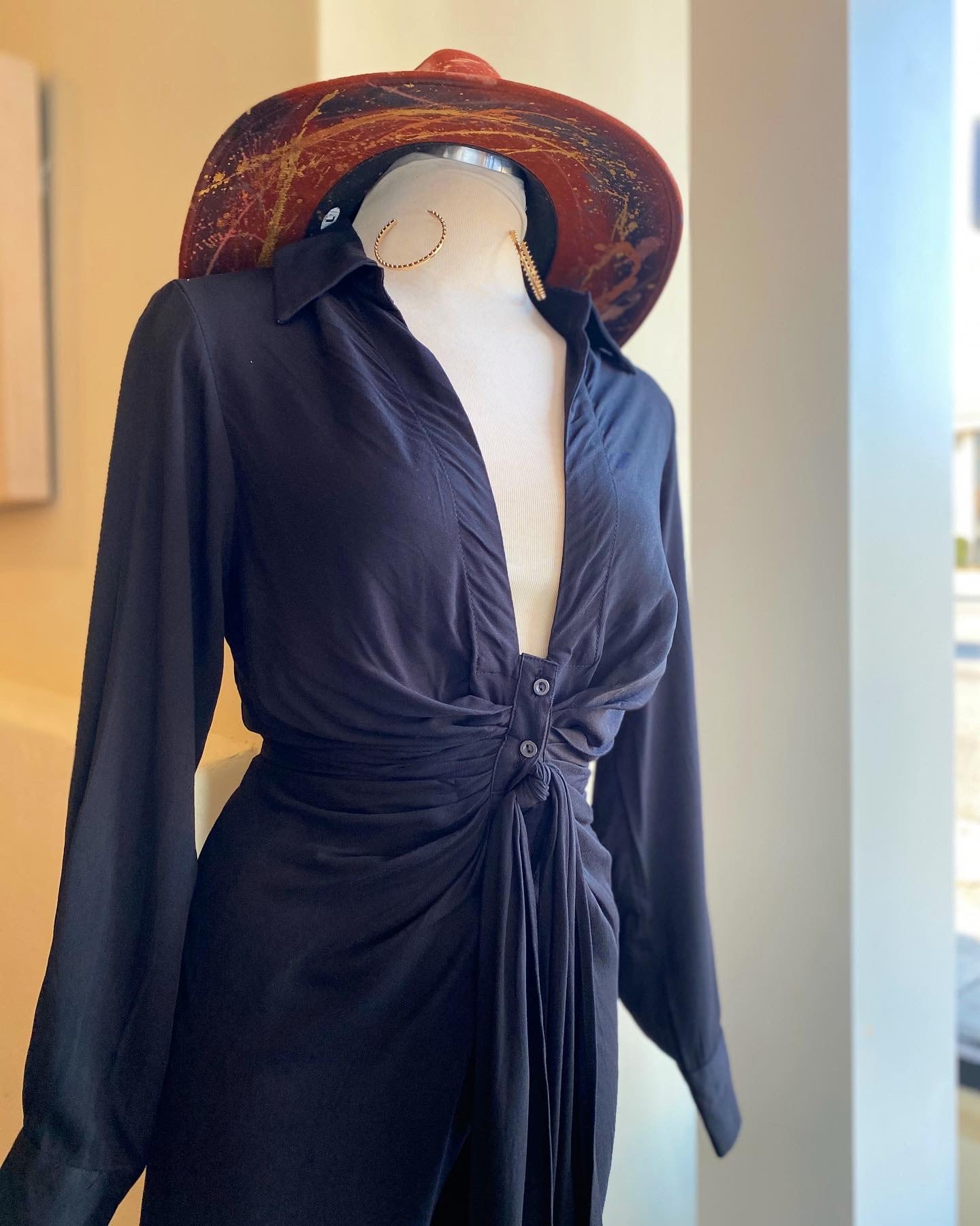 Ruched Waist Jumpsuit