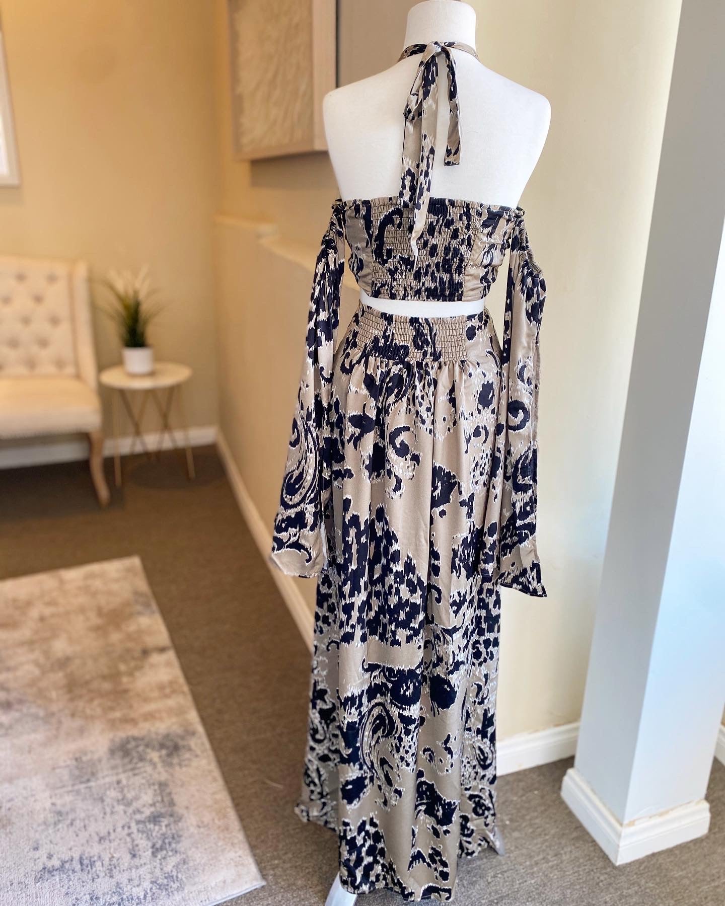 O/S Cross Front Maxi Dress