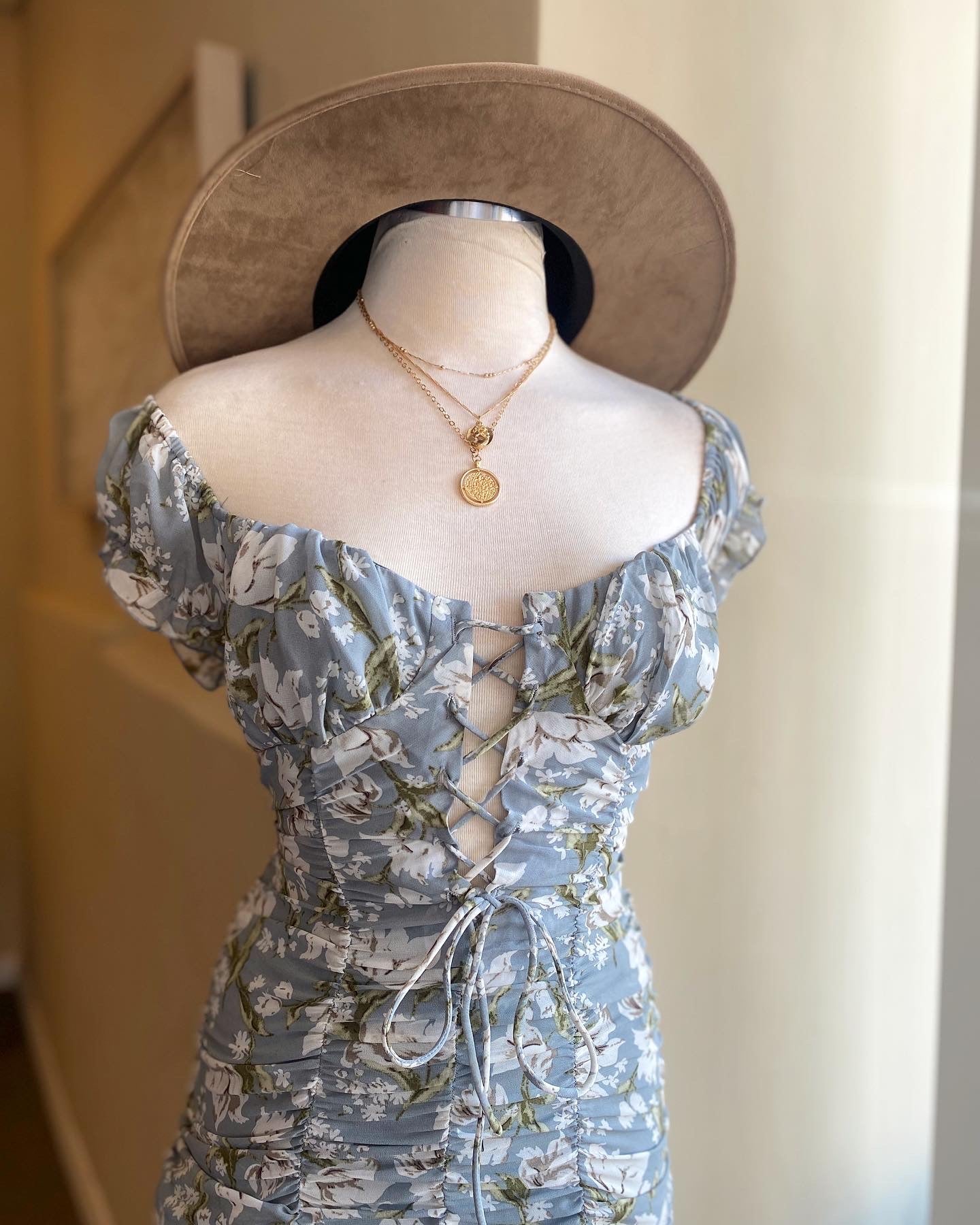 O/S Floral Rouge Dress