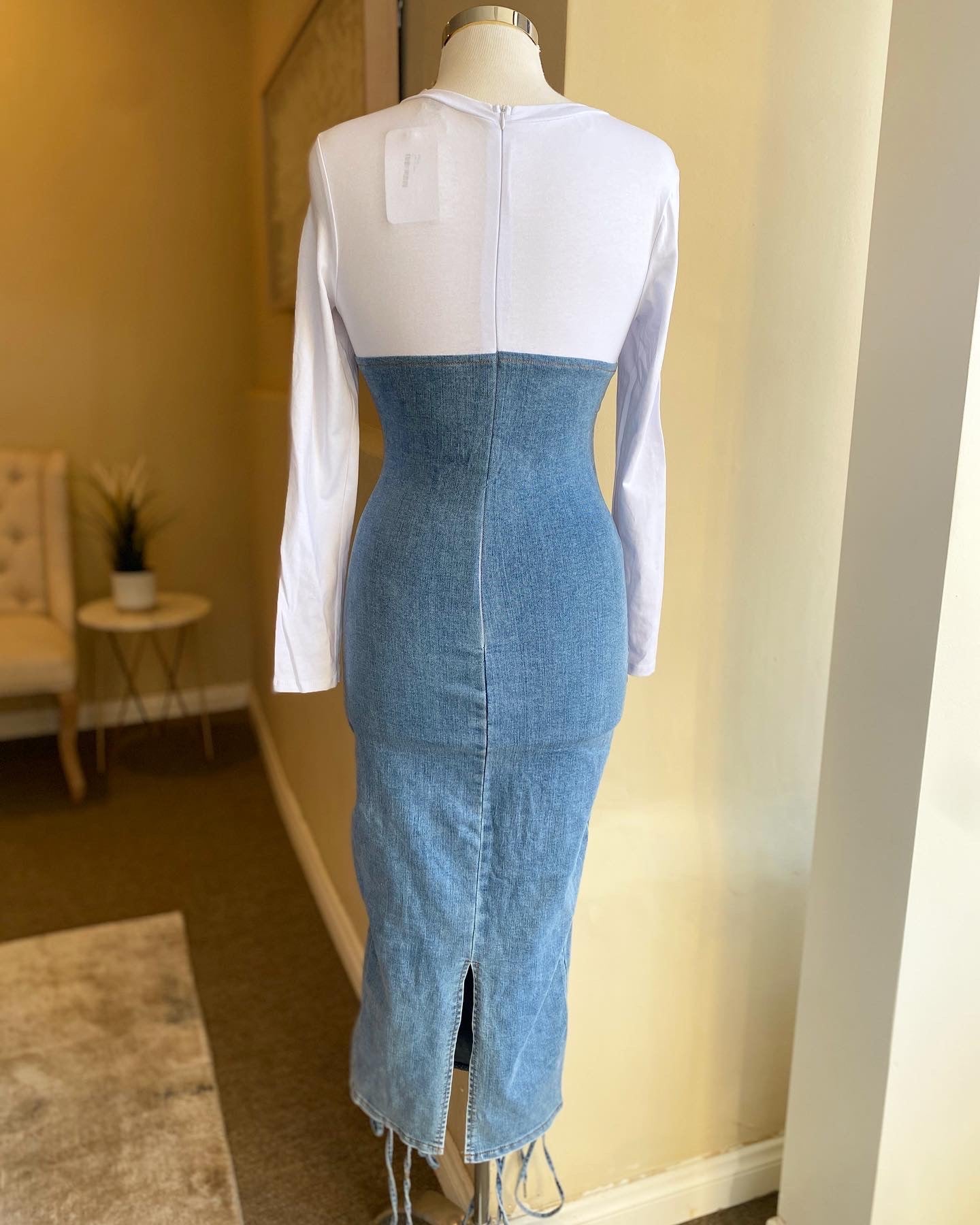 Jean Lace Dress FINAL SALE