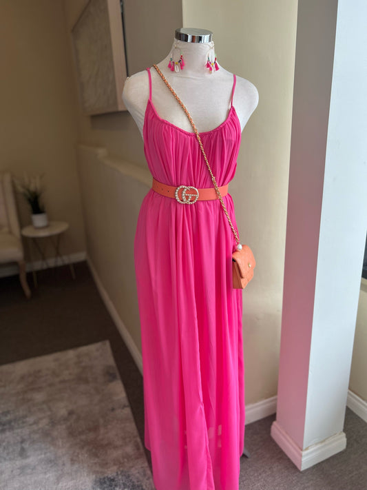 Yuro Chiffon Maxi Dress