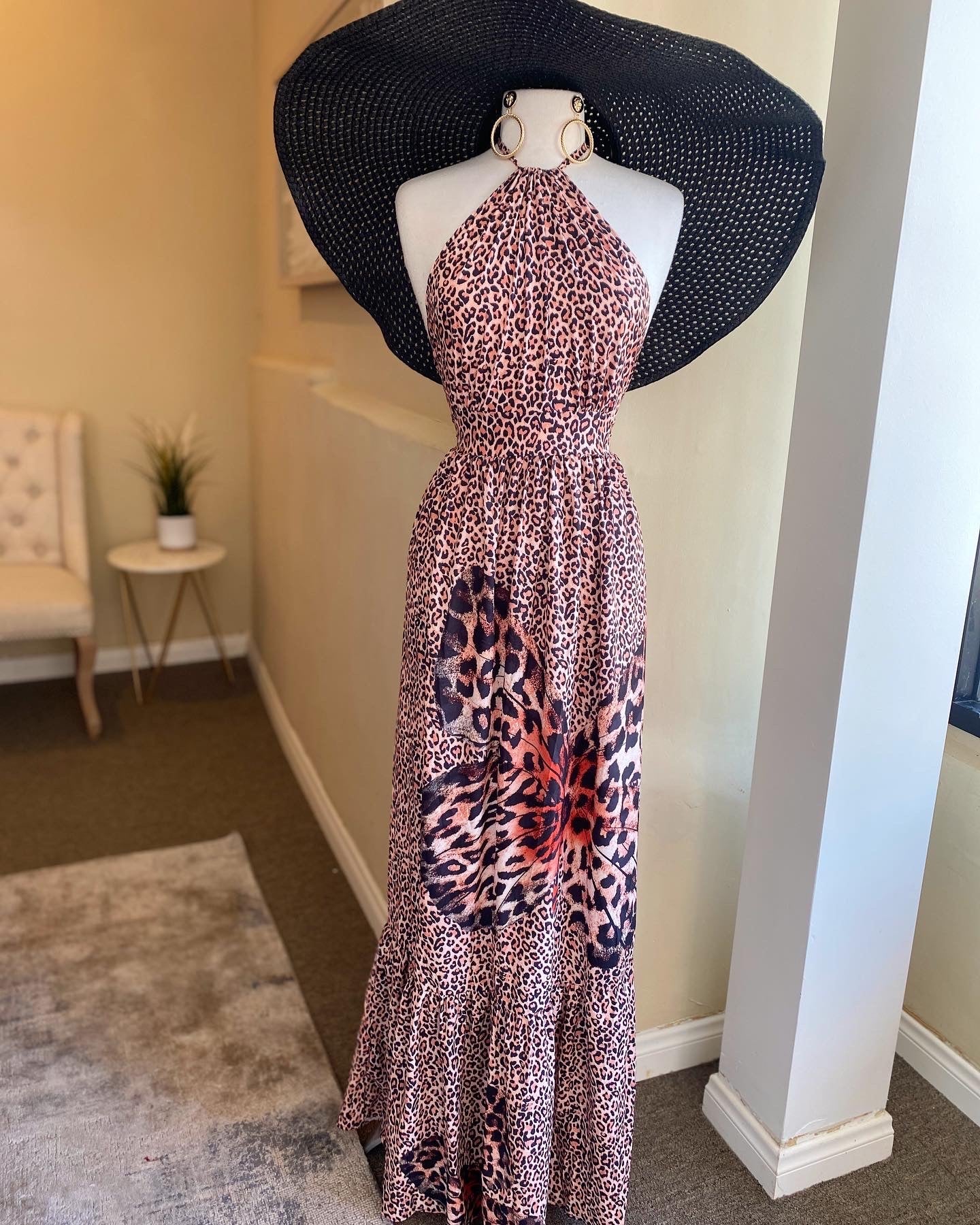Butterfly Cheetah Dress