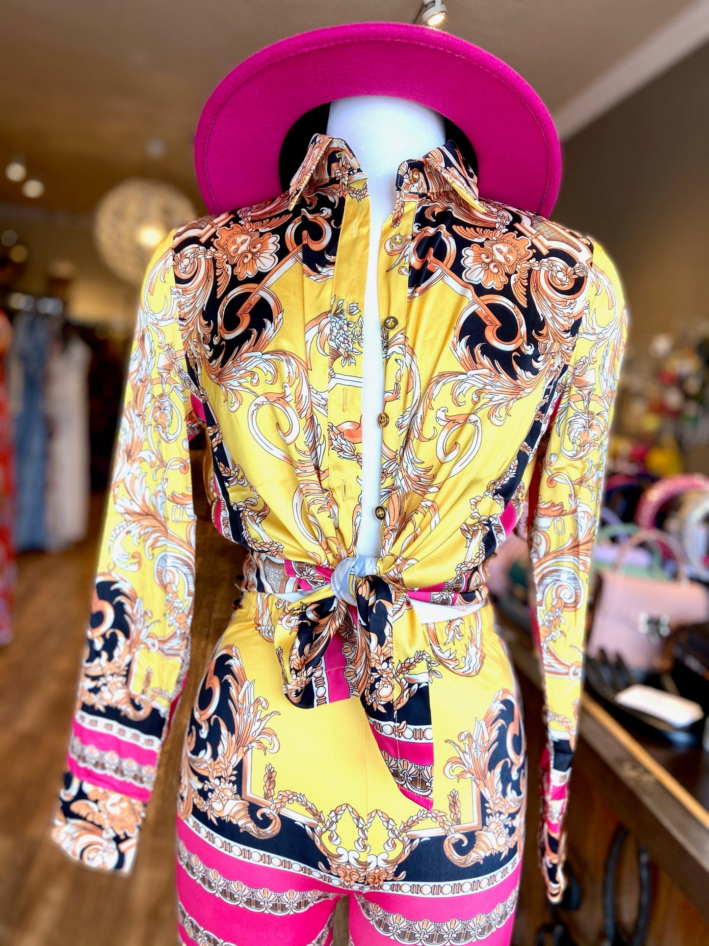 3 Piece Printed Leggings Set