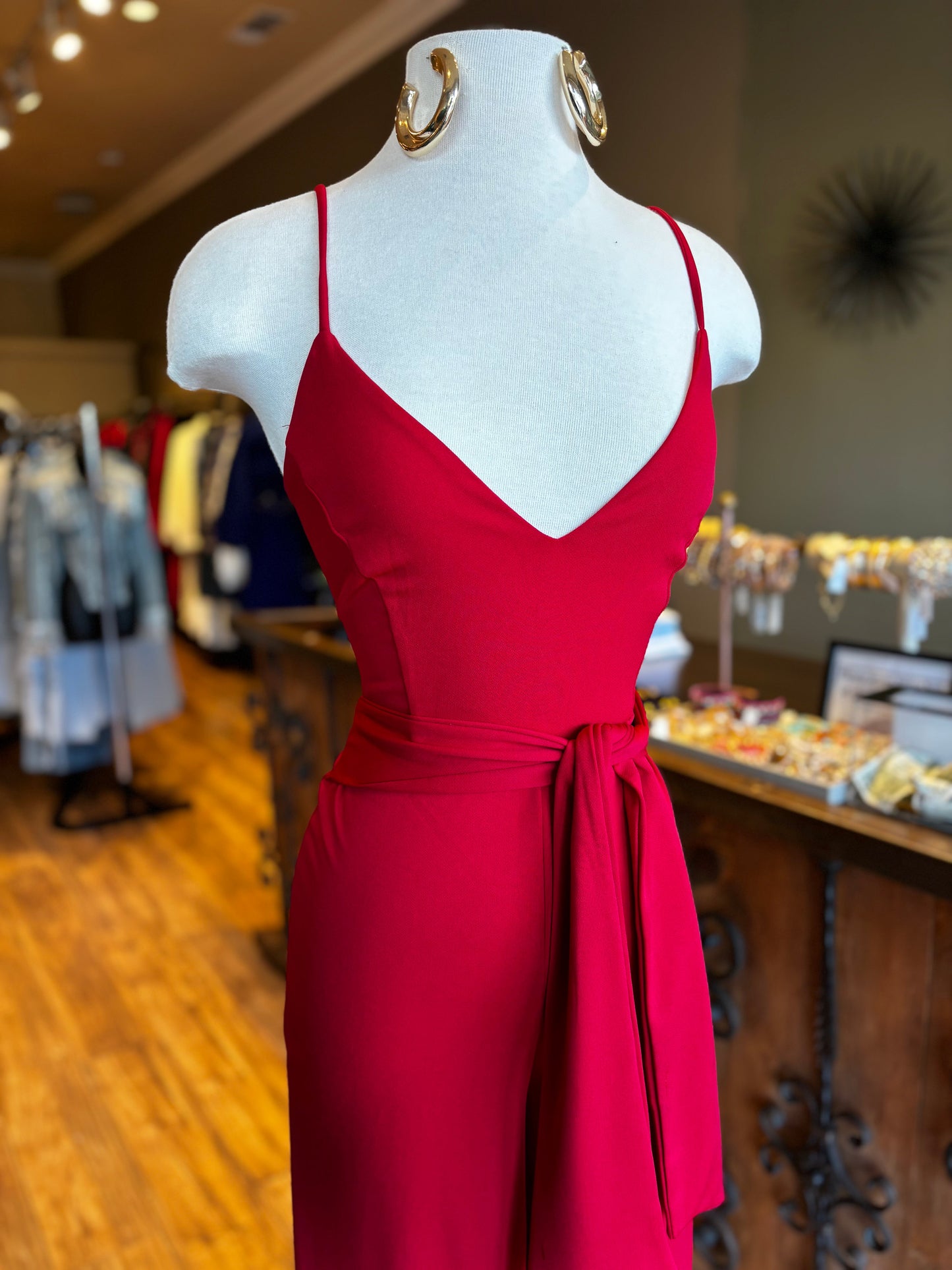 Camisole Tie Waist Jumper