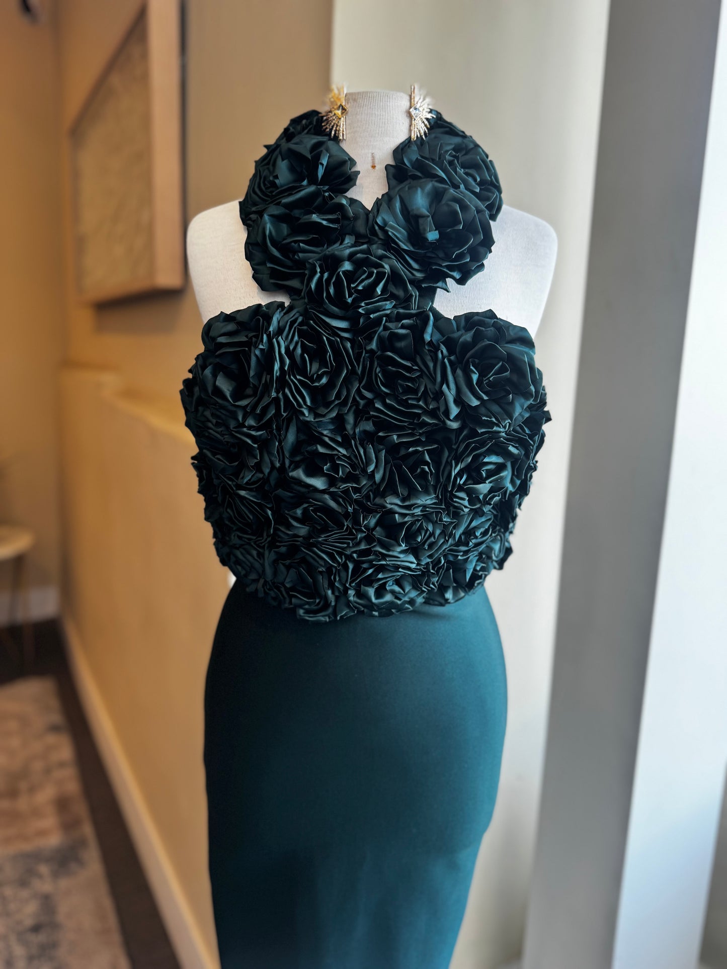 Rose Top Bandage Dress