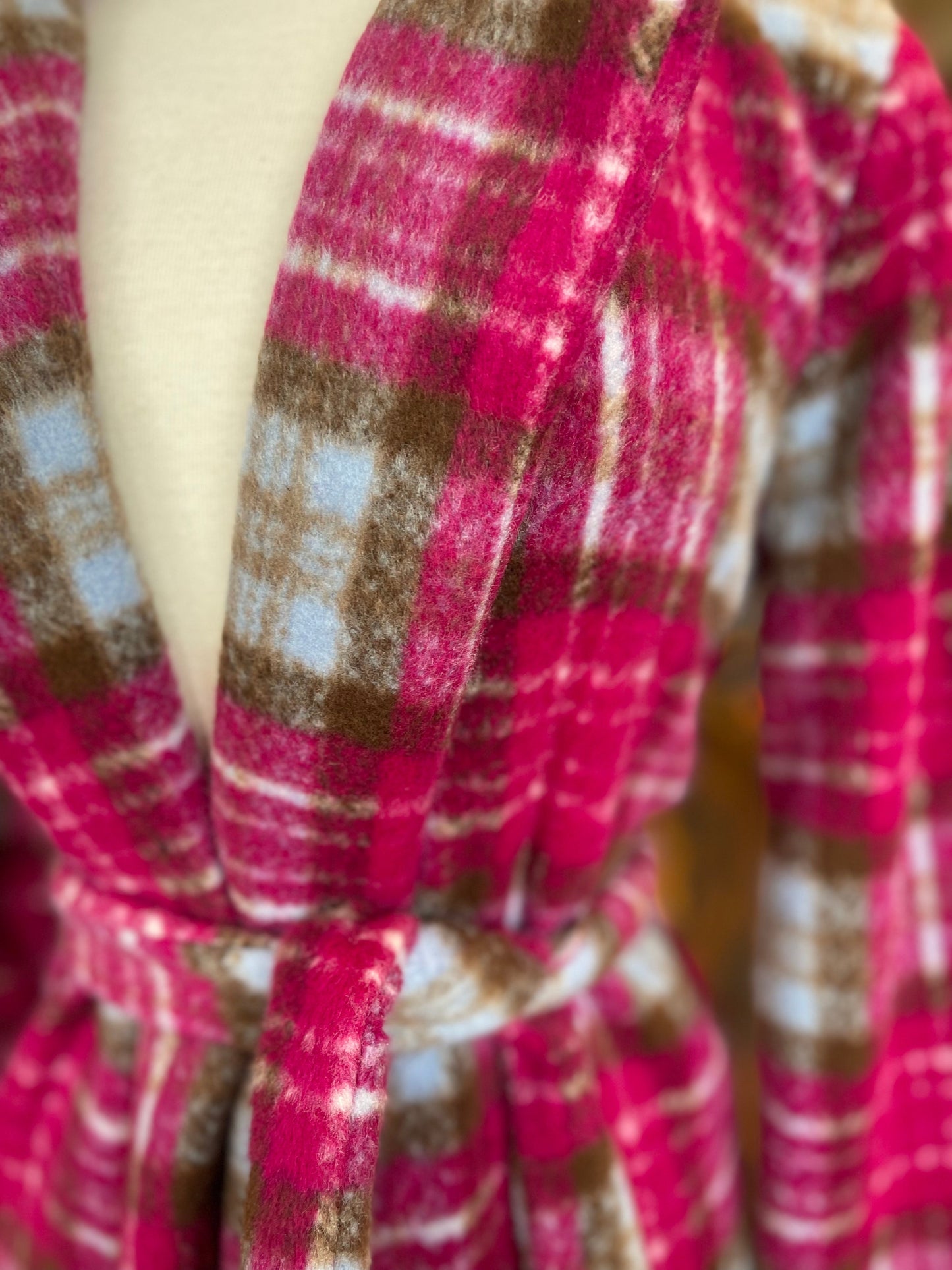 Plaid Tye Cardigan