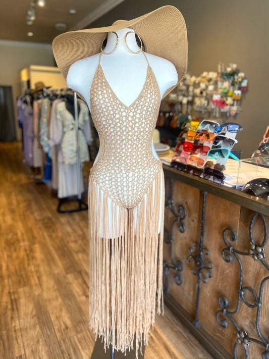 Crochet Fringe Romper