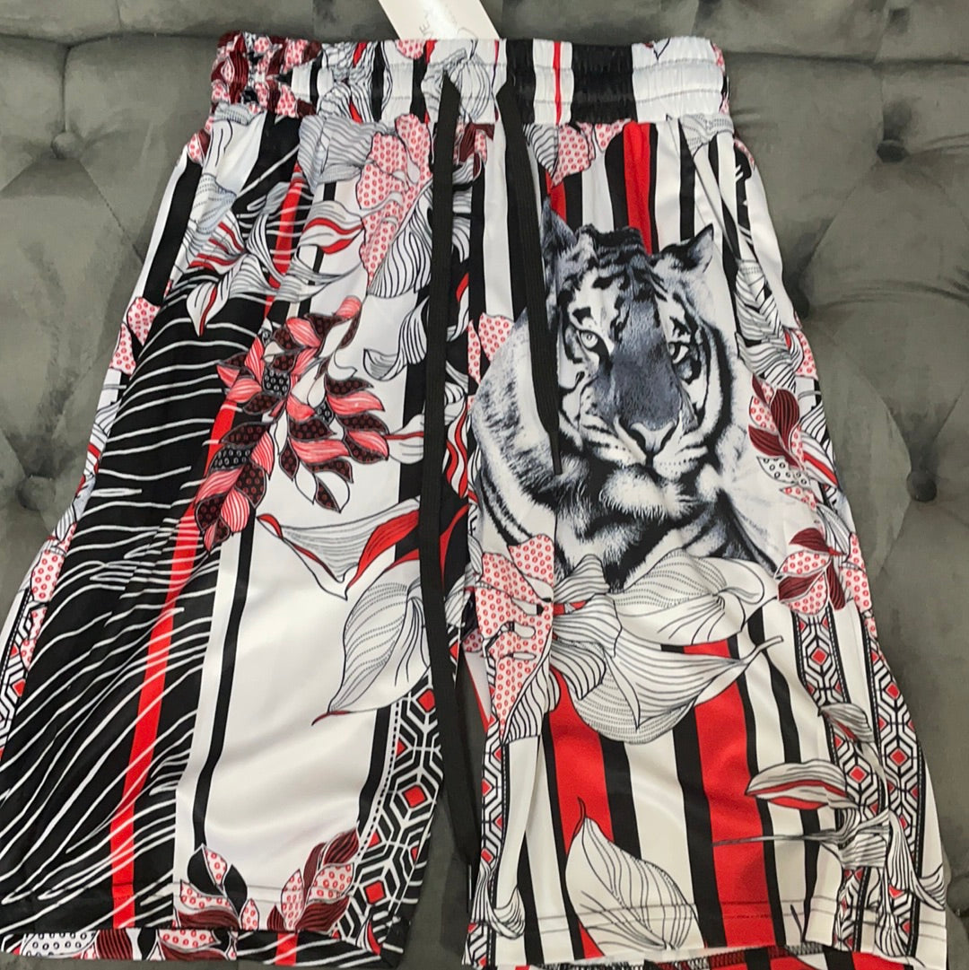 Tiger Striped Shorts