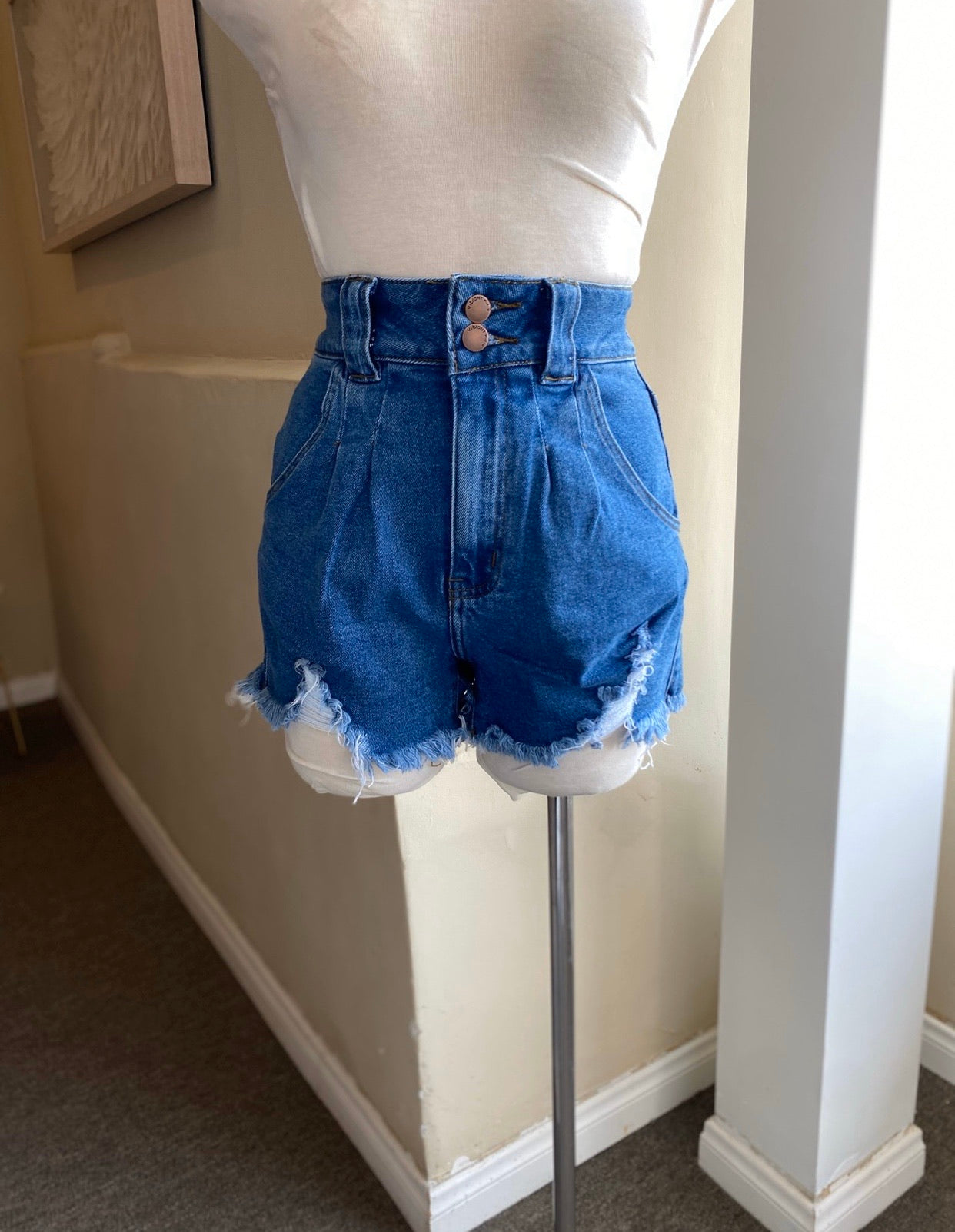 Blue Jean Shorts
