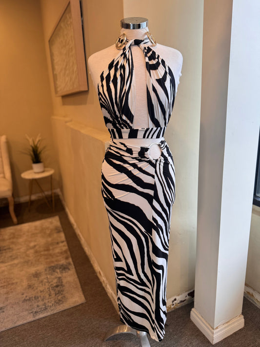 Bra Top and O Ring Skirt